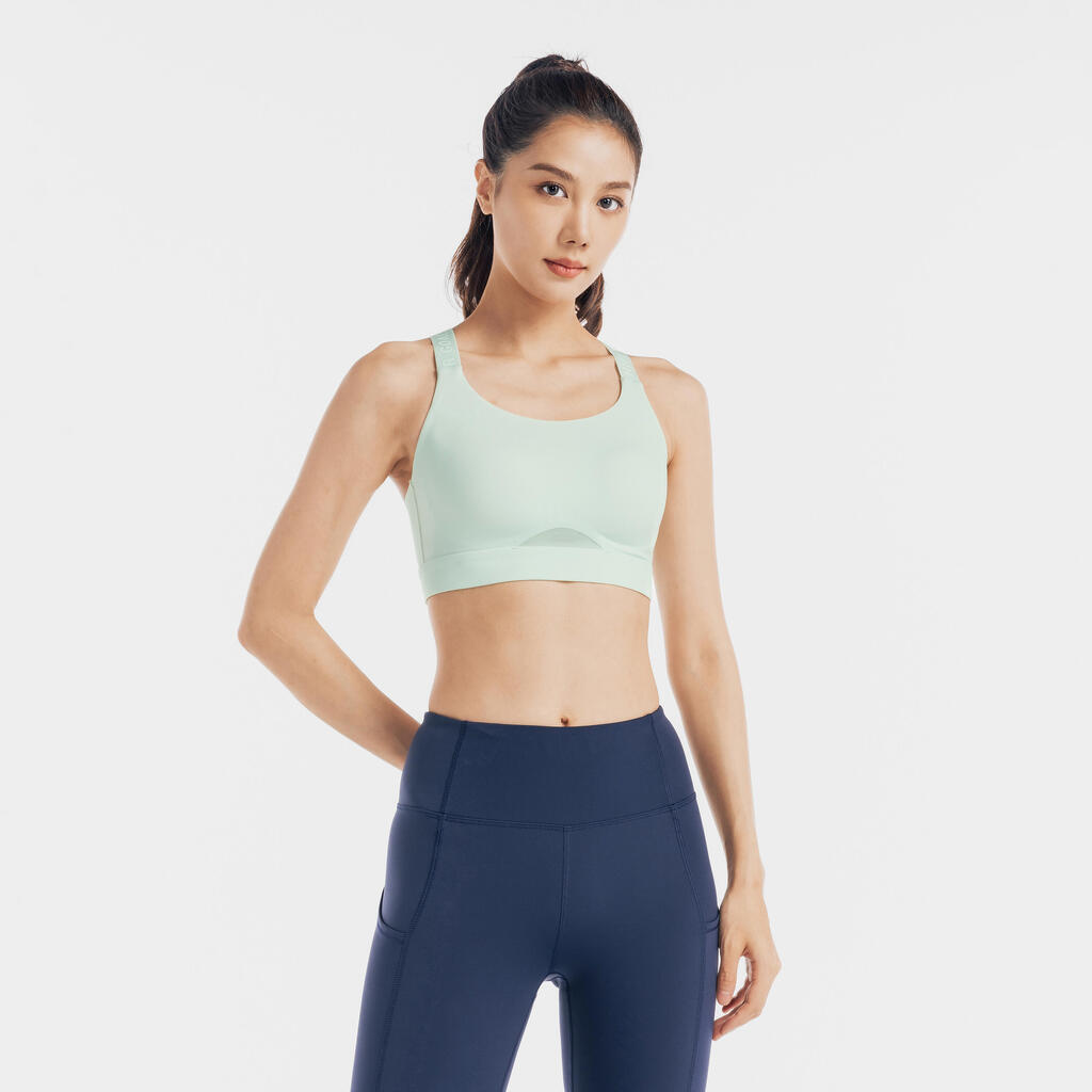 Brassière Fitness Respirante 520 - Vert