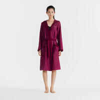 WOMEN'S COMPACT POOL BATHROBE PURPLE