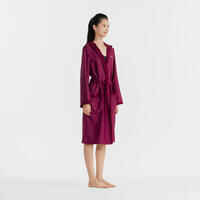 WOMEN'S COMPACT POOL BATHROBE PURPLE