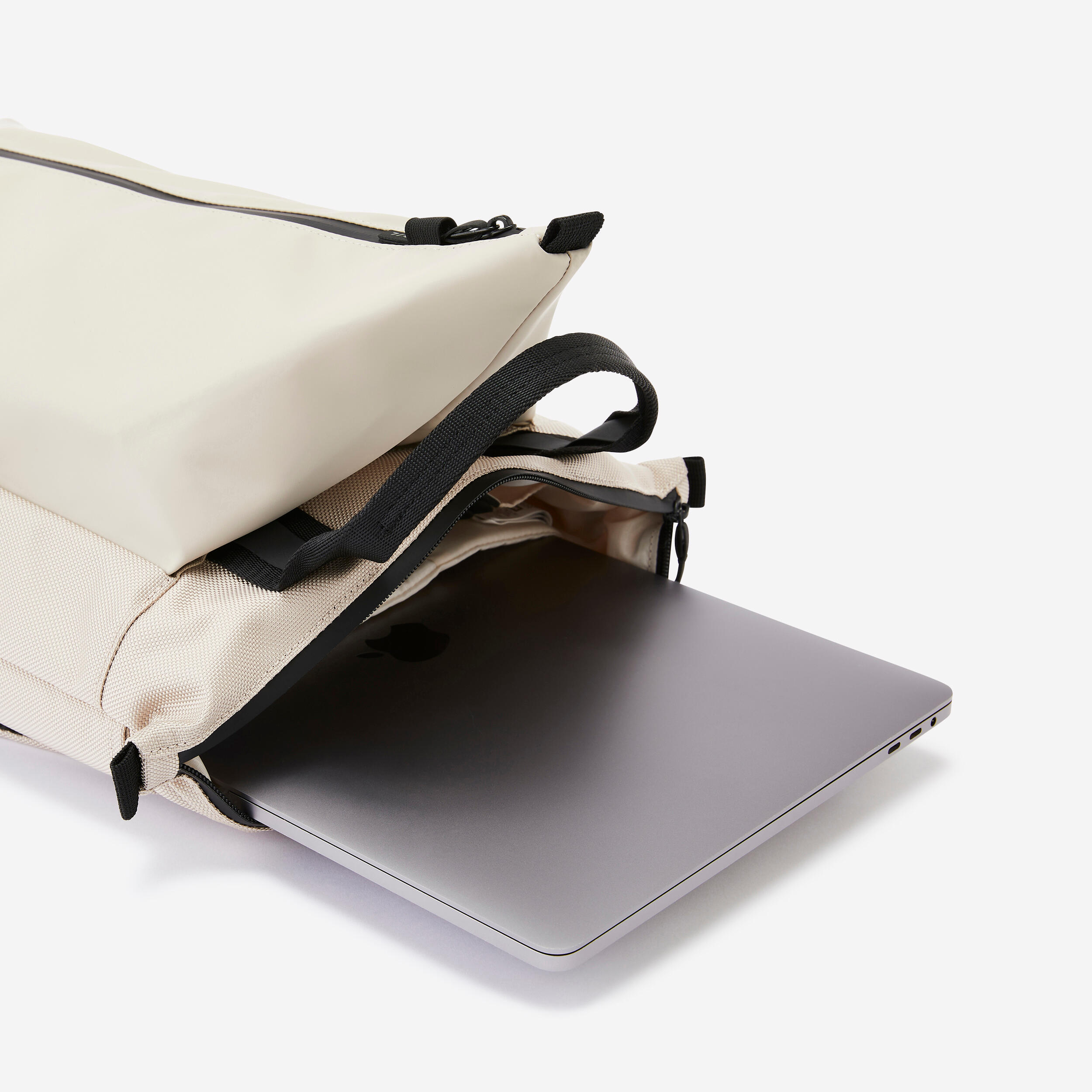 Customizable Water Resistant Backpack 17 L - Lunar Beige