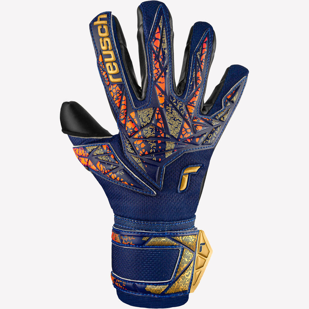 Adult Goalkeeper Gloves Attrakt Gold X 24