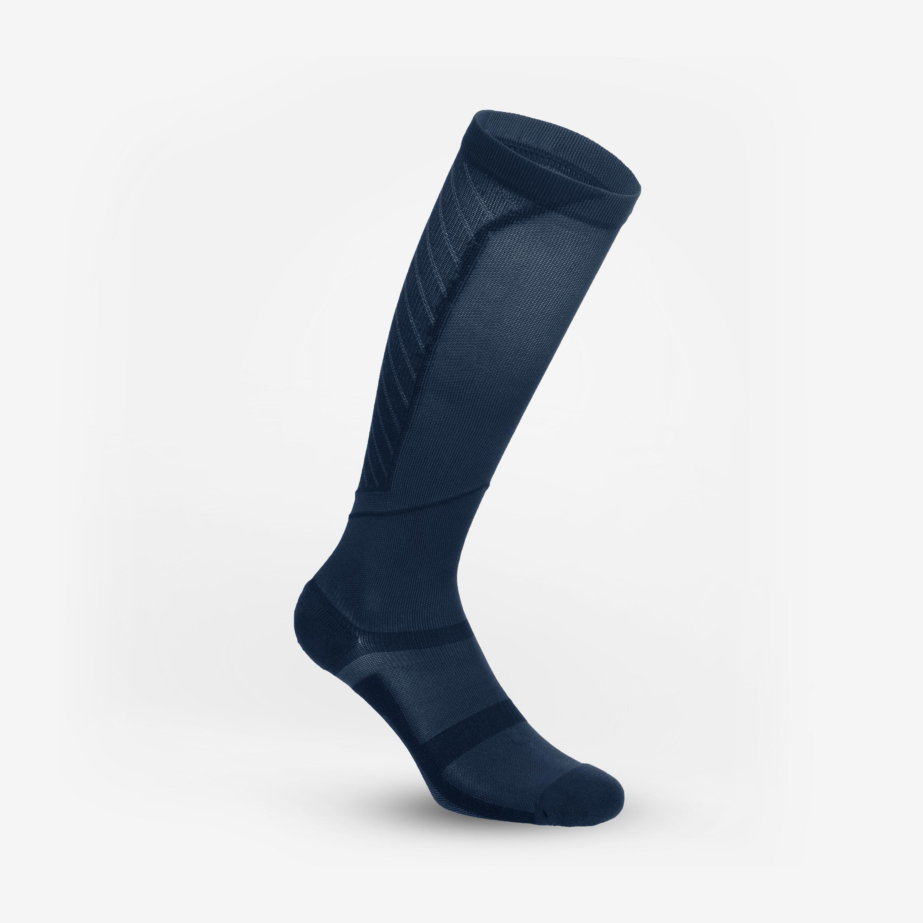 DECATHLON Compressiekousen blauw