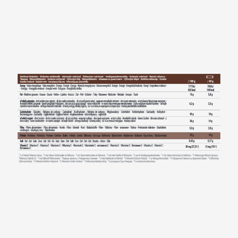 Proteinszelet, bio, csokoládés