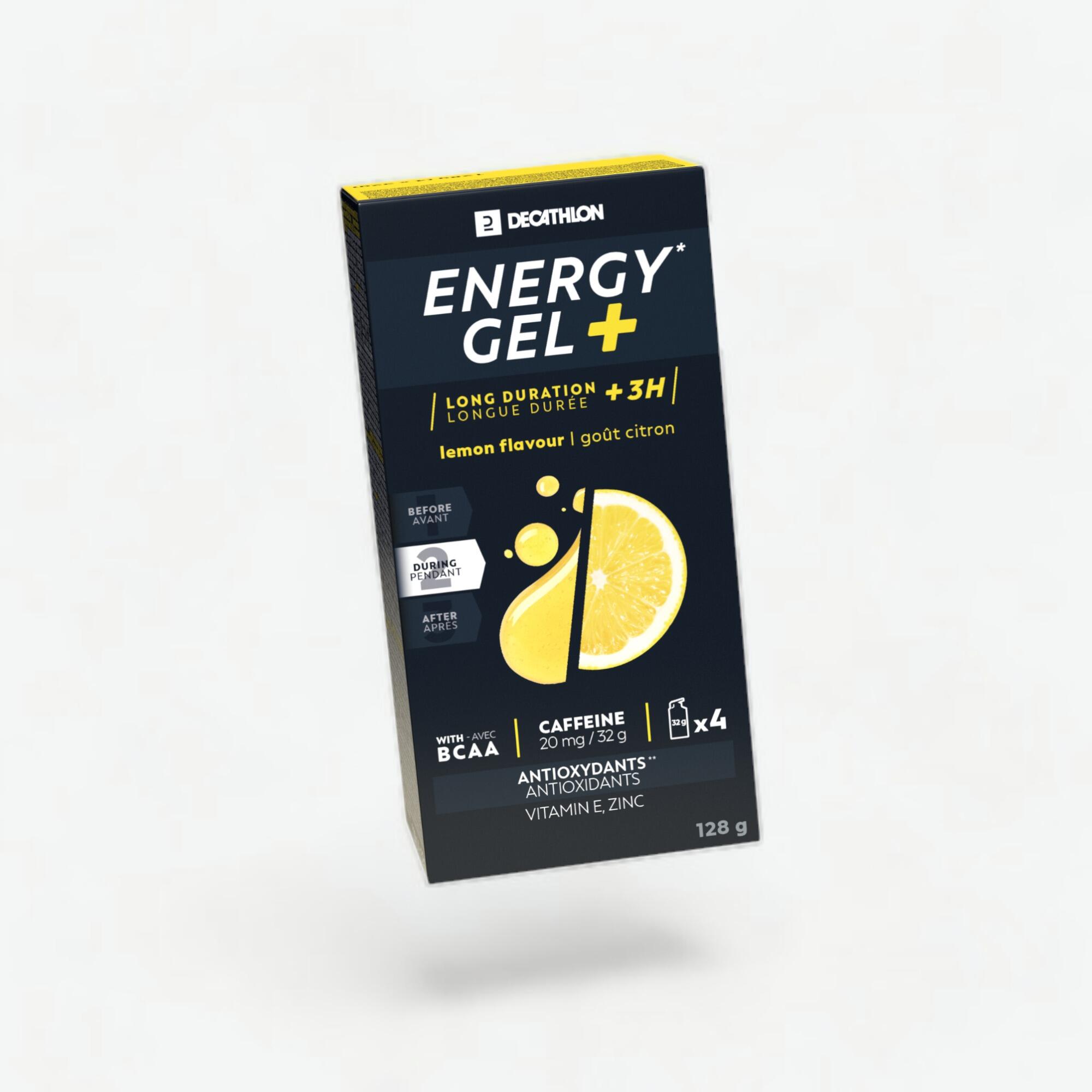 ENERGY GEL+ 4X32 G - LEMON 1/4