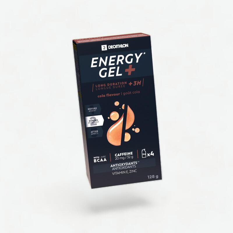 Gel energético ENERGY GEL + cola 4 X 32g
