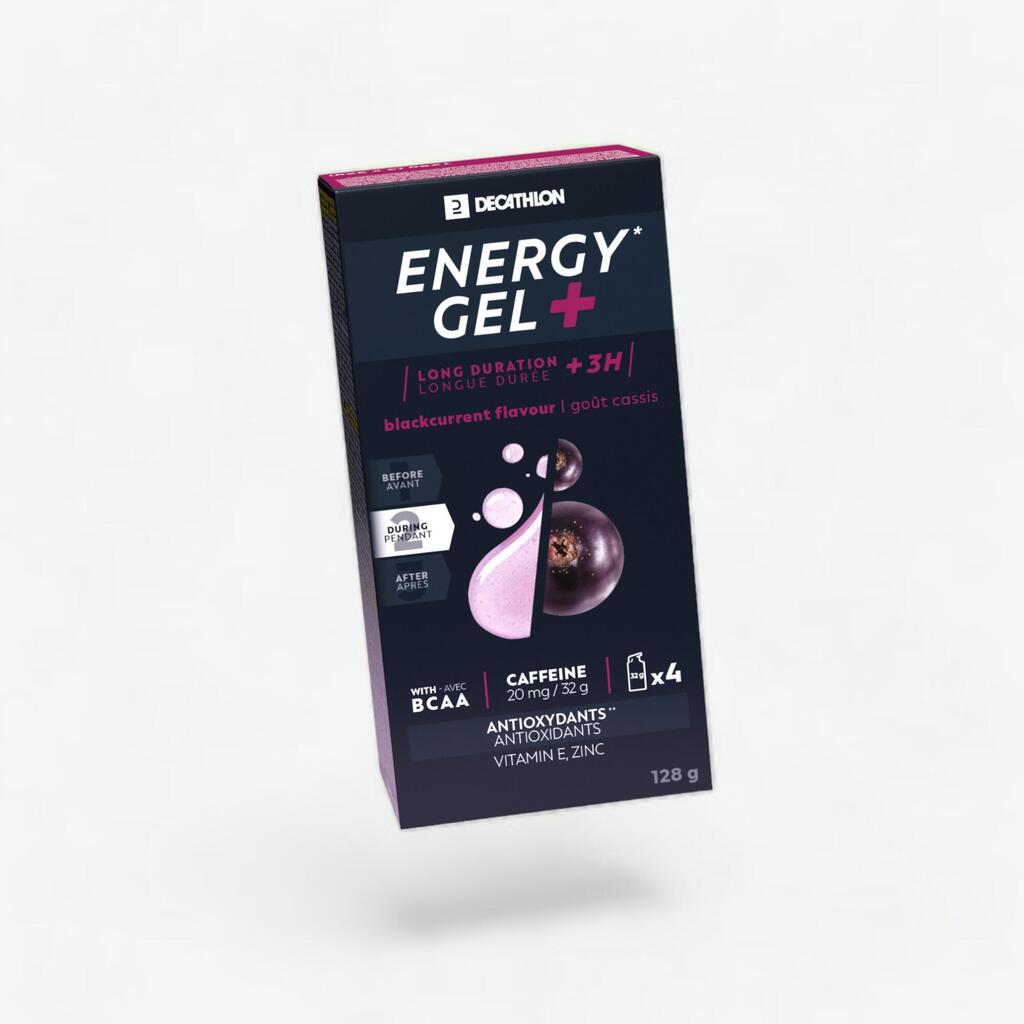 Energetický gél ENERGY GEL + čierne ríbezle 4 × 32 g