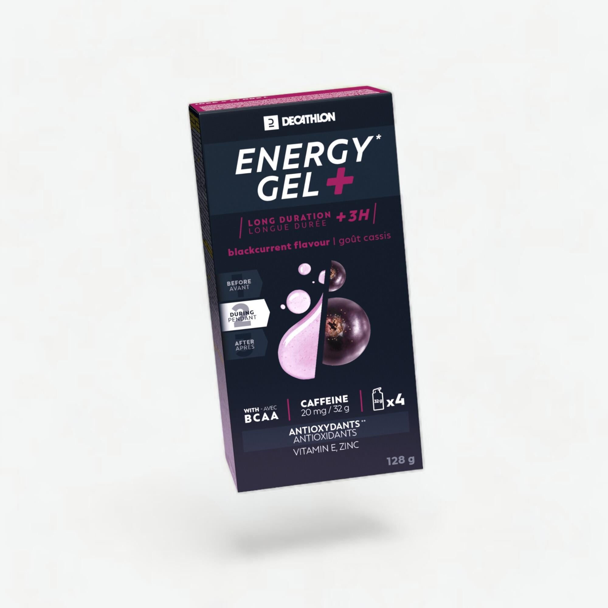 ENERGY GEL+ 4X32 G - BLACKCURRANT 1/4