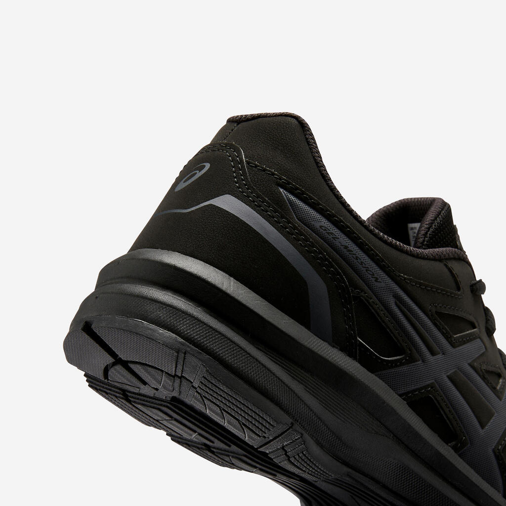 Men's Asics GEL Mission fitness walking shoes - Black