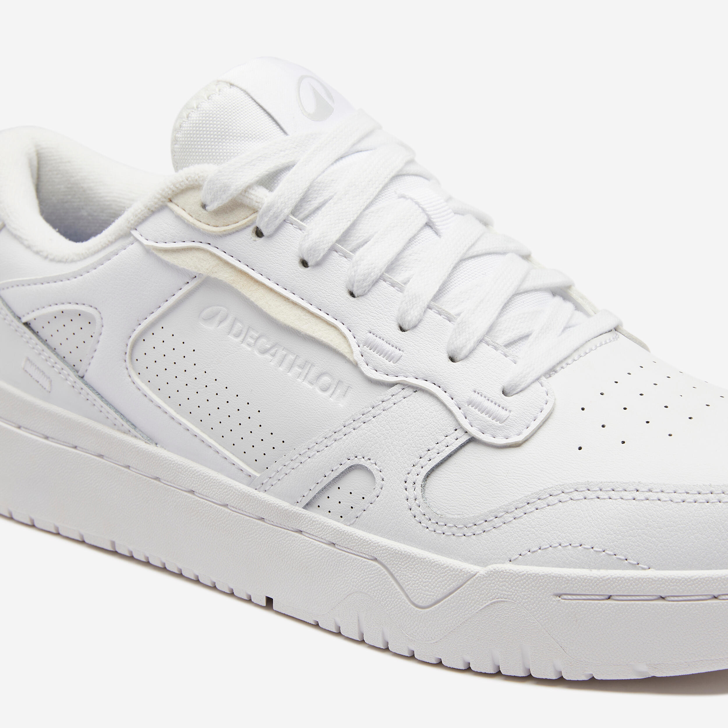 Men's CJ80 Leather Trainers - White - Image 4