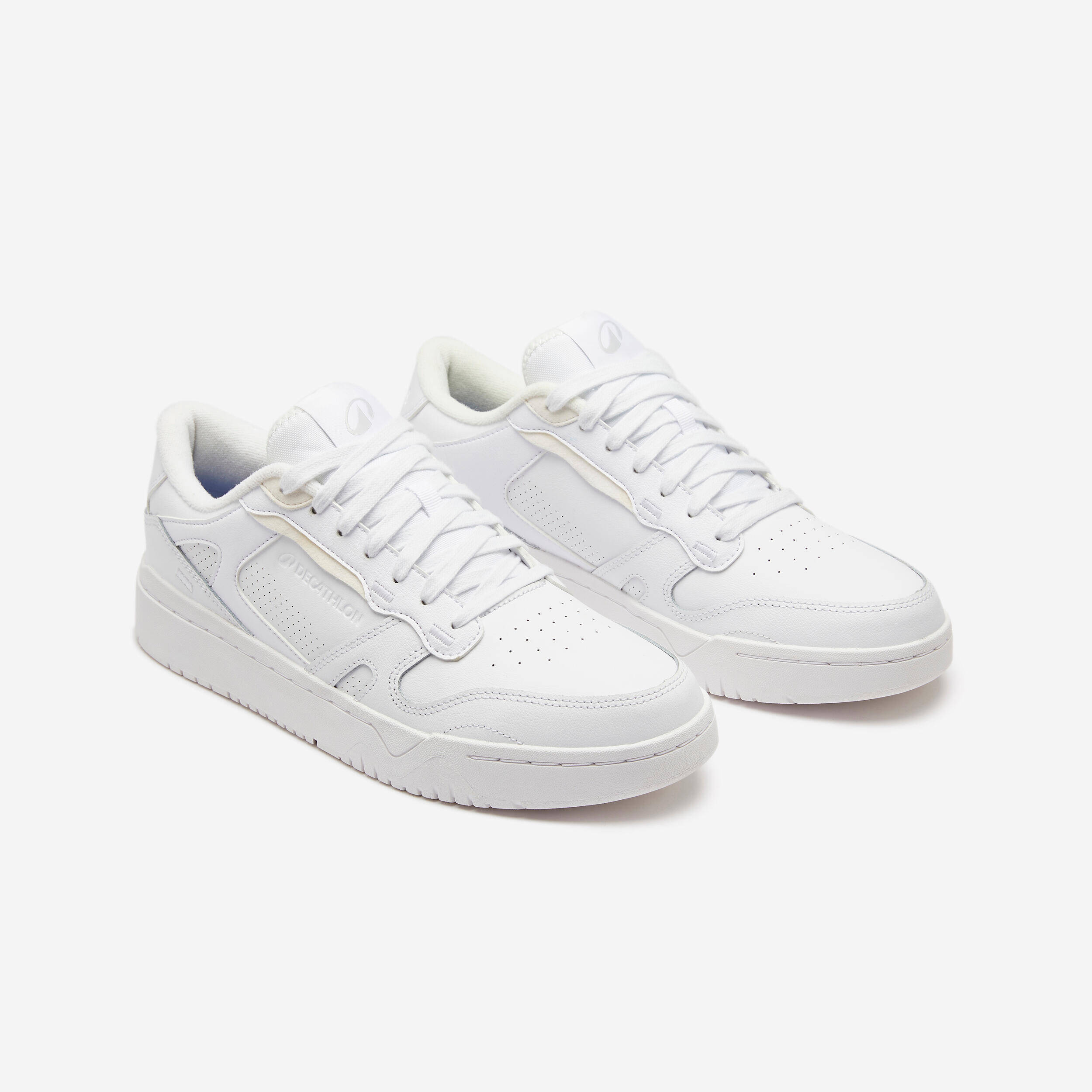 Men's CJ80 Leather Trainers - White -  3