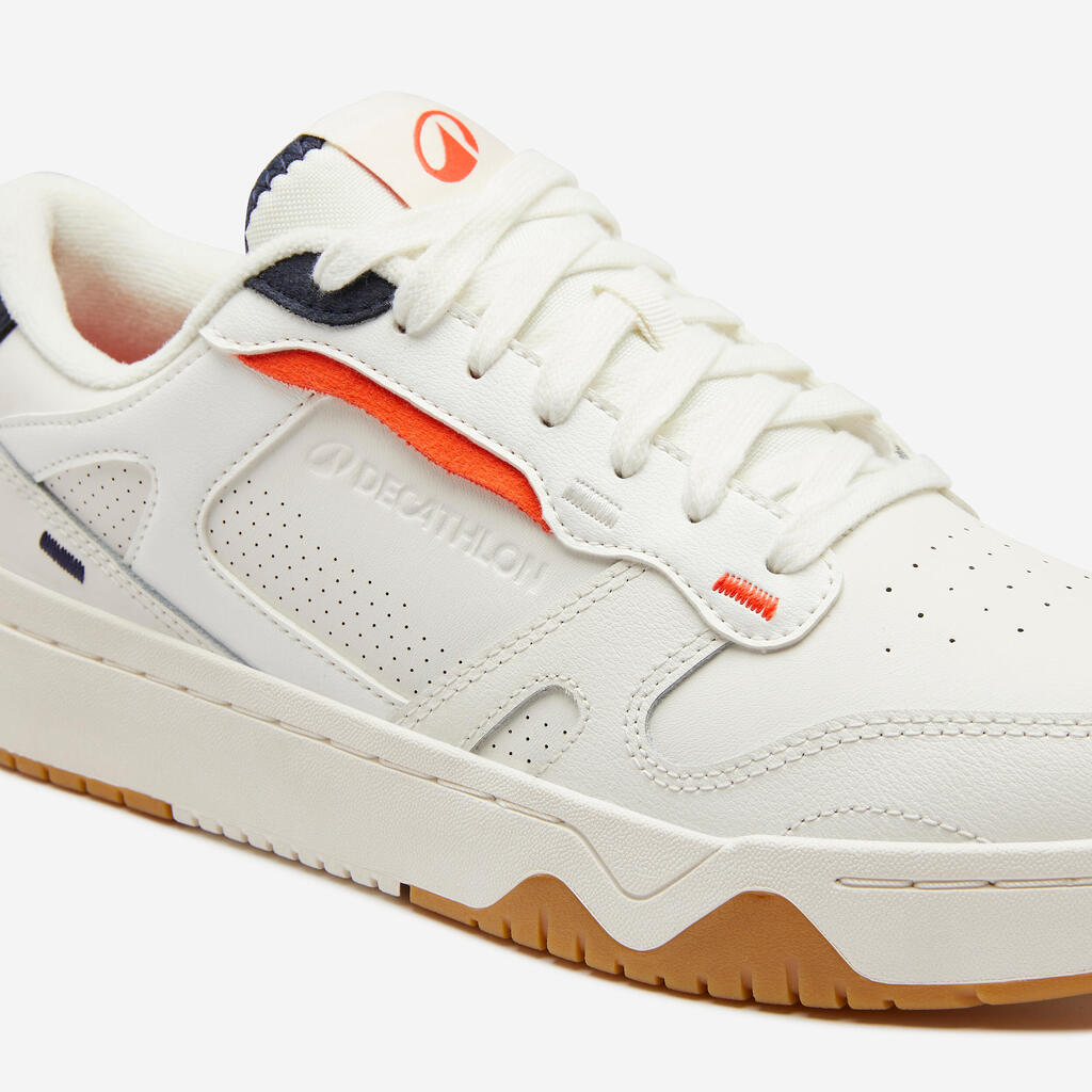 Men's CJ80 Trainers - Cream and navy blue