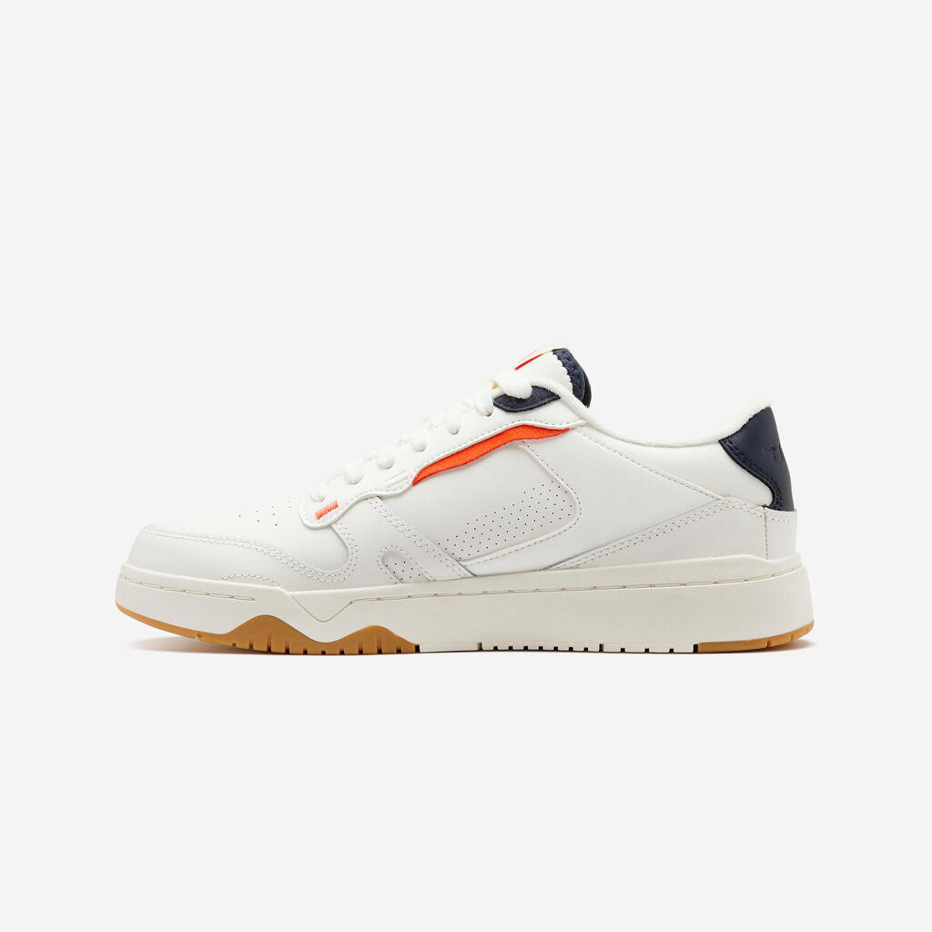 Men's CJ80 Trainers - Cream and navy blue