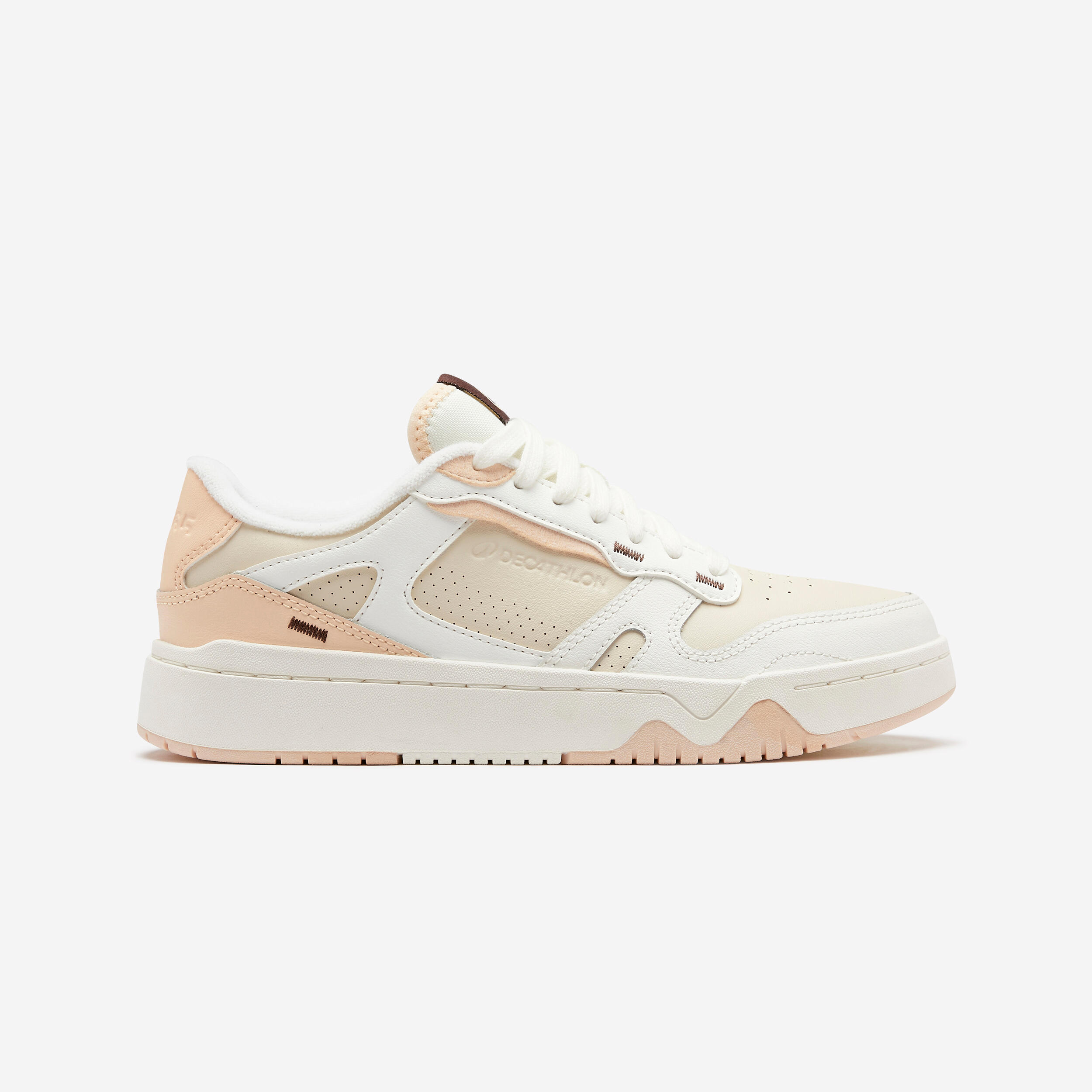 KALENJI CJ80 Women's trainers - Beige and pastel pink