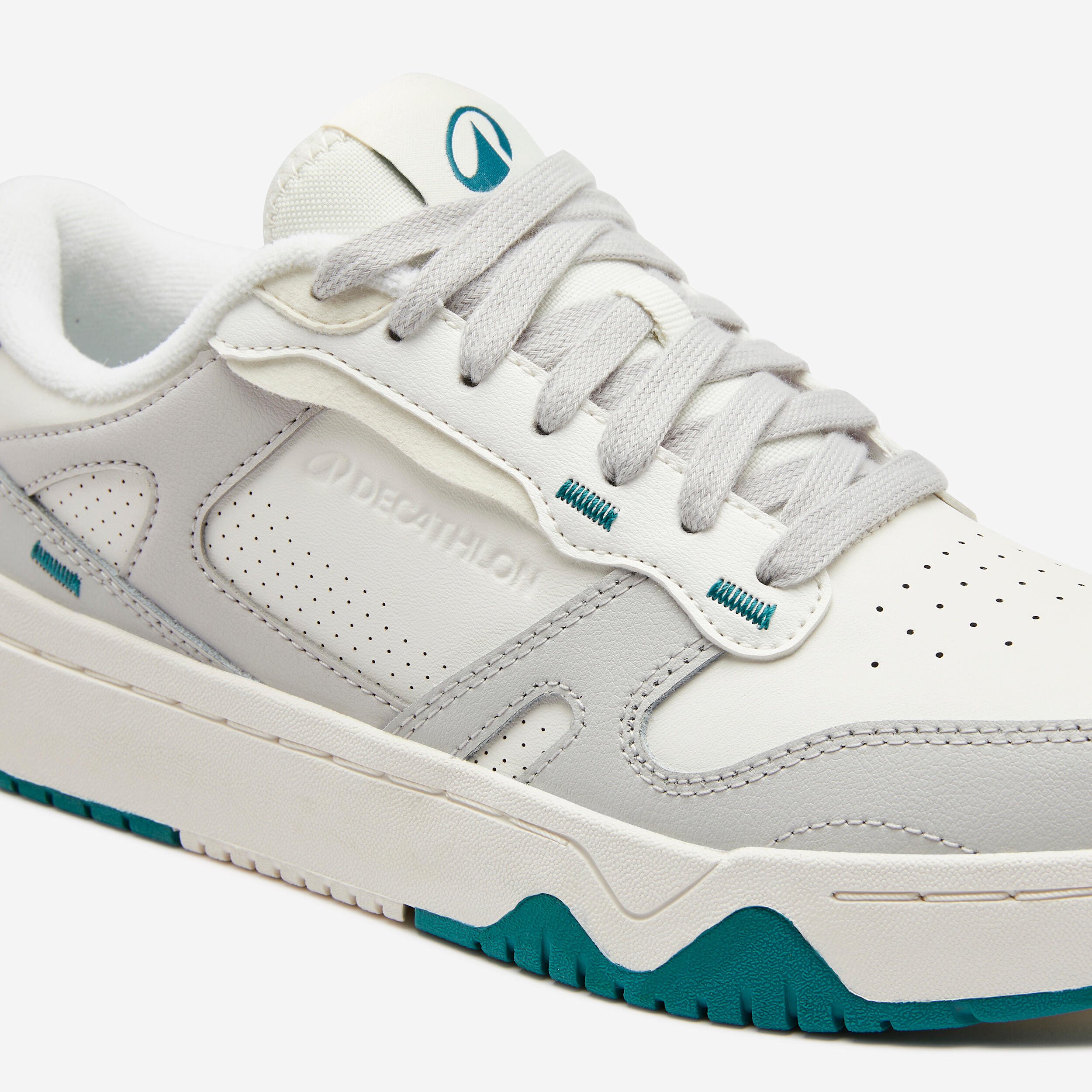 Zapatillas CJ80 Mujer Gris-Verde Piel 4/15