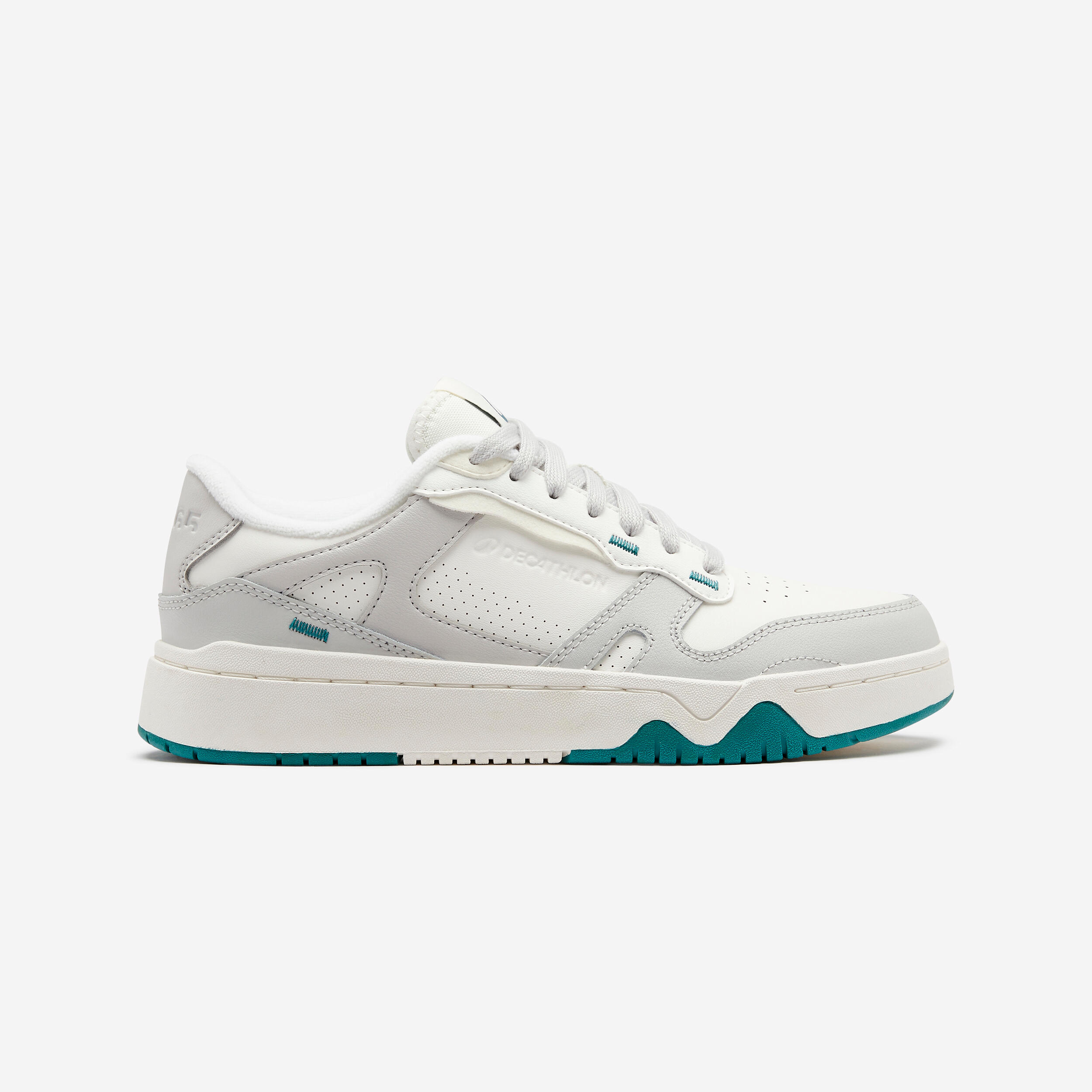 Decathlon - Baskets Cj80 Femme, Gris Et Vert - Baskets - Marche - Gris-vert - 38 - Decathlon