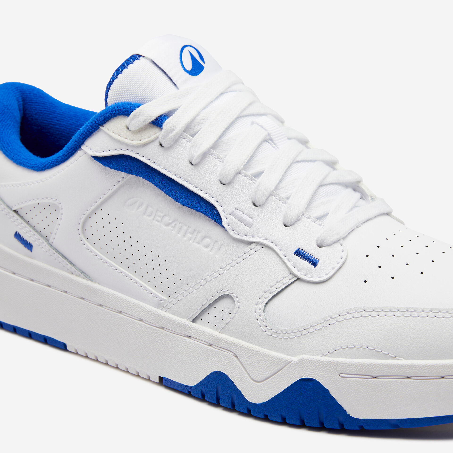 Decathlon White Male Trainers Men's CJ80 Leather Trainers White