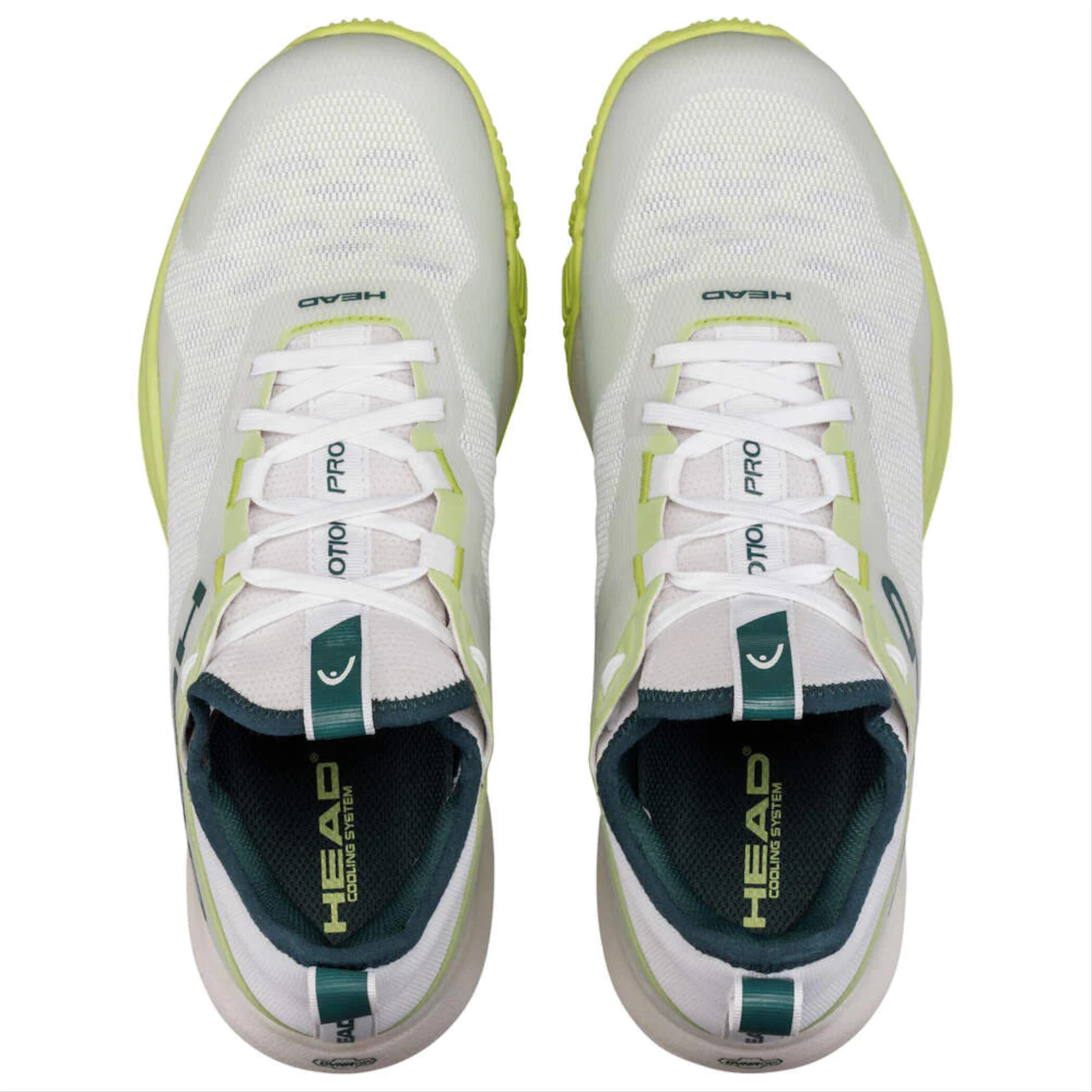 Adult Padel Shoes Motion Pro Arturo Coello - White/Lime 3/4