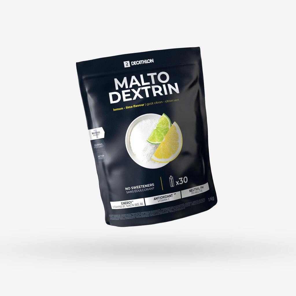 Maltodextrin drink powder, lemon flavour, no sweetener, 1kg
