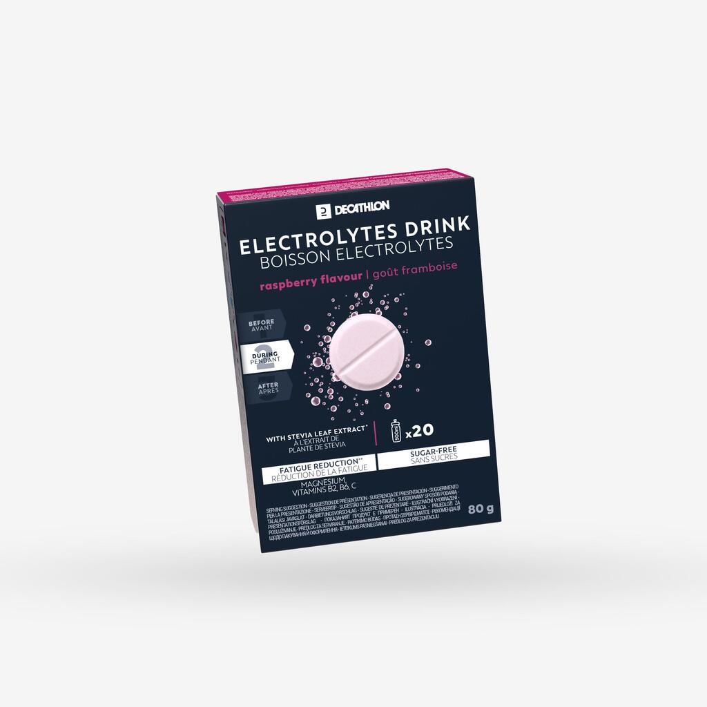 Sugar-free electrolyte drink in mixed berry-flavoured effervescent tablets, x20