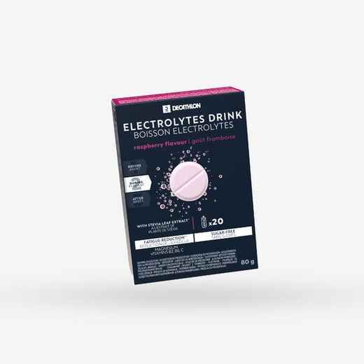 
      SUGAR-FREE ELECTROLYTES DRINK FIZZY TABLETS - MIXED BERRIES 20X4G
  