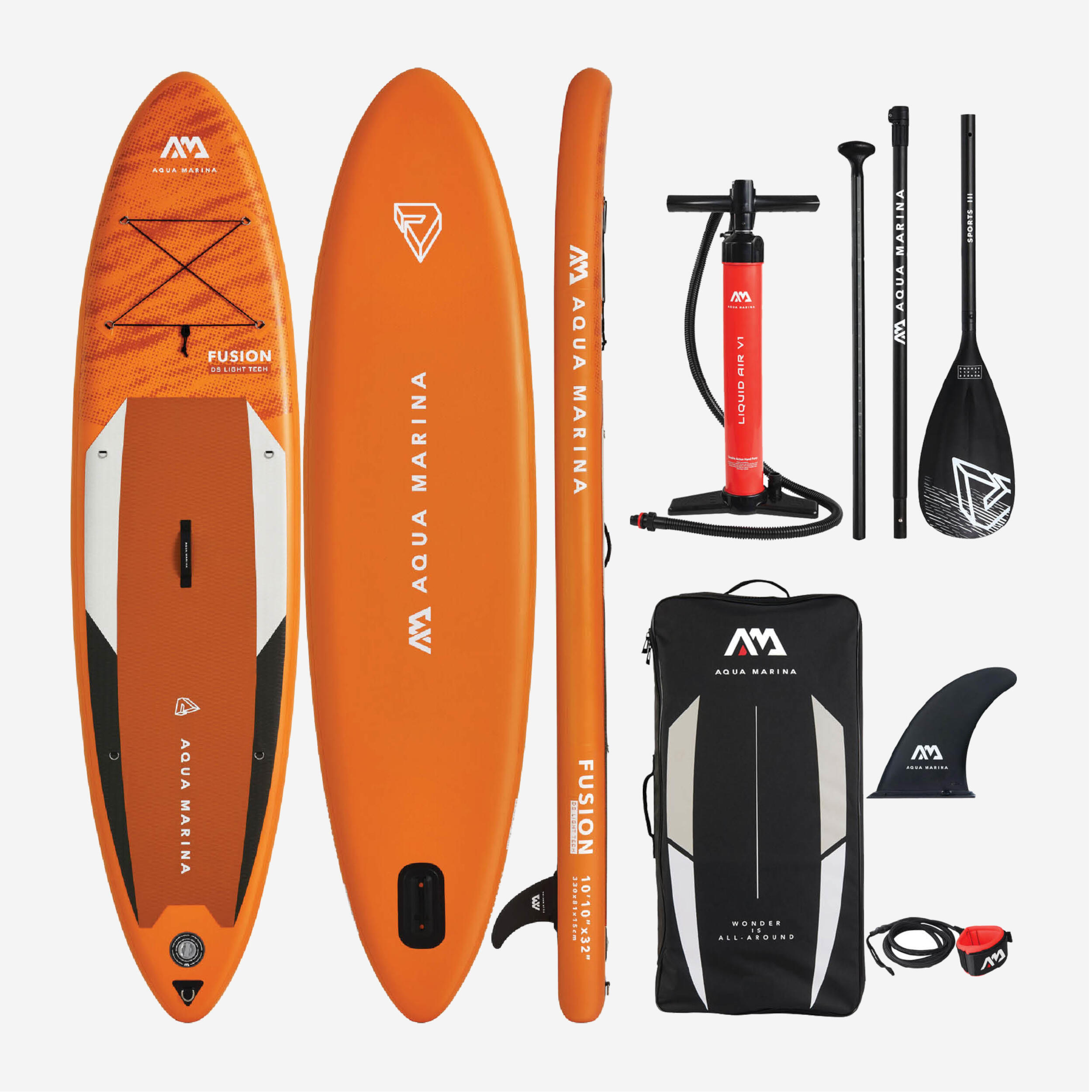 AQUA MARINA Aqua Marina Fusion stand-up paddle board package 10ft10/330cm