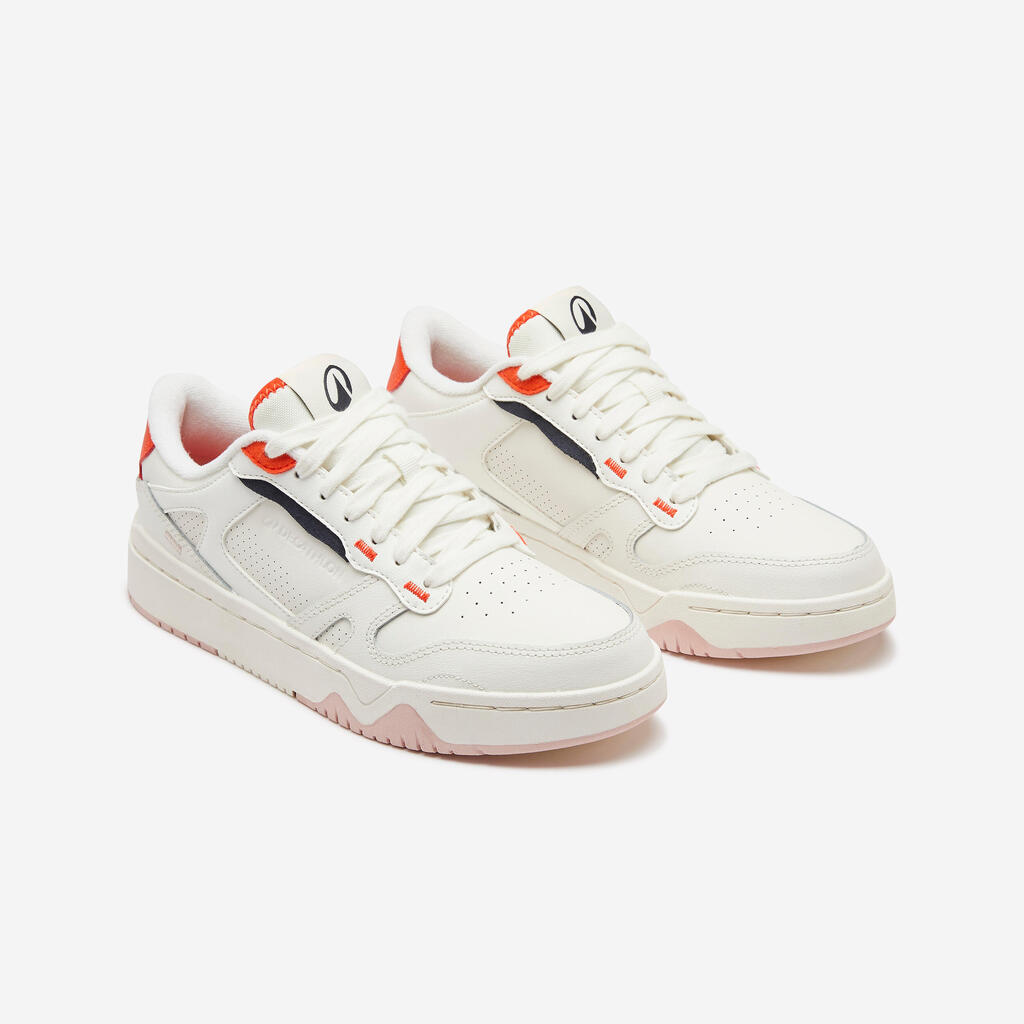 Baskets CJ80 femme, blanc et vert
