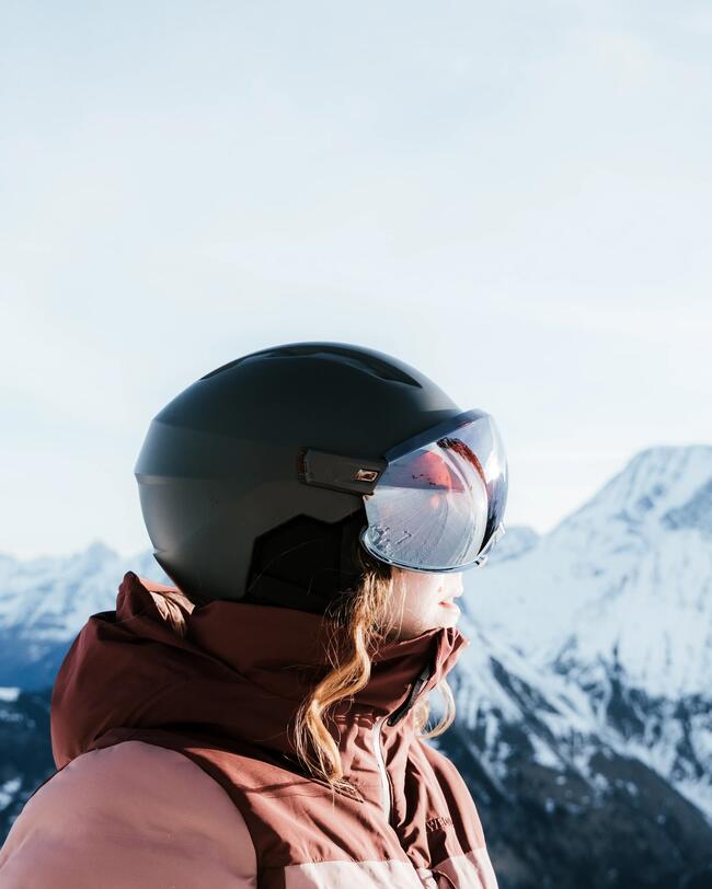 PST 550 SKIHELM MIT VISIER FÜR DAMEN UND HERREN
