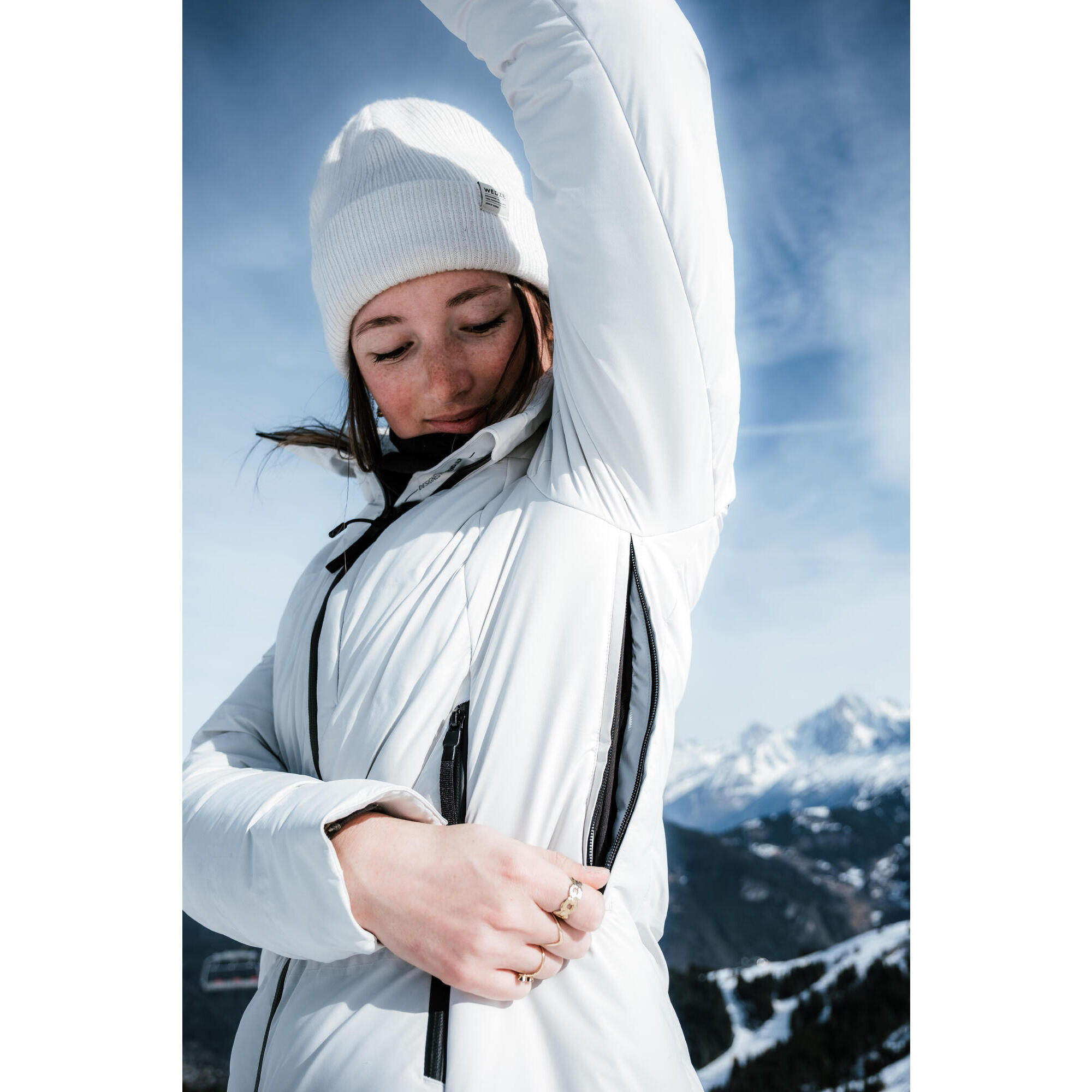 Doudoune de ski chaude et impermeable femme Warm 900 WEDZE Decathlon