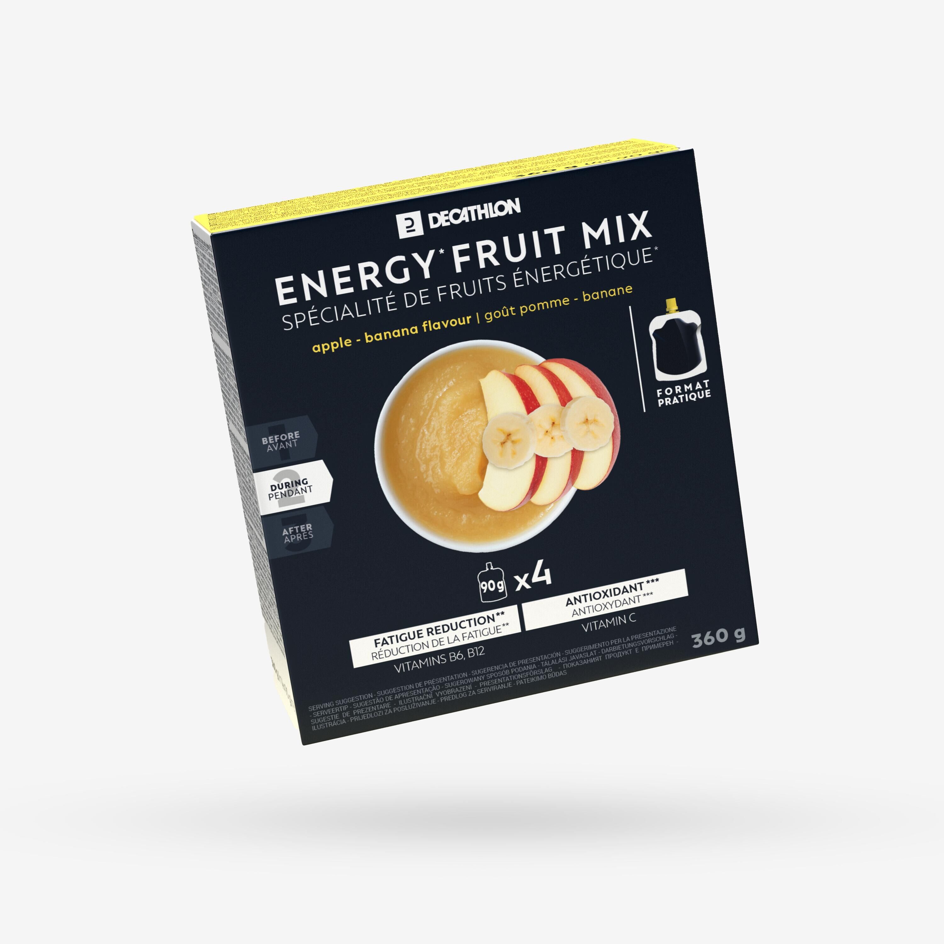 DECATHLON ENERGY FRUIT MIX 4X90 G - APPLE/BANANA