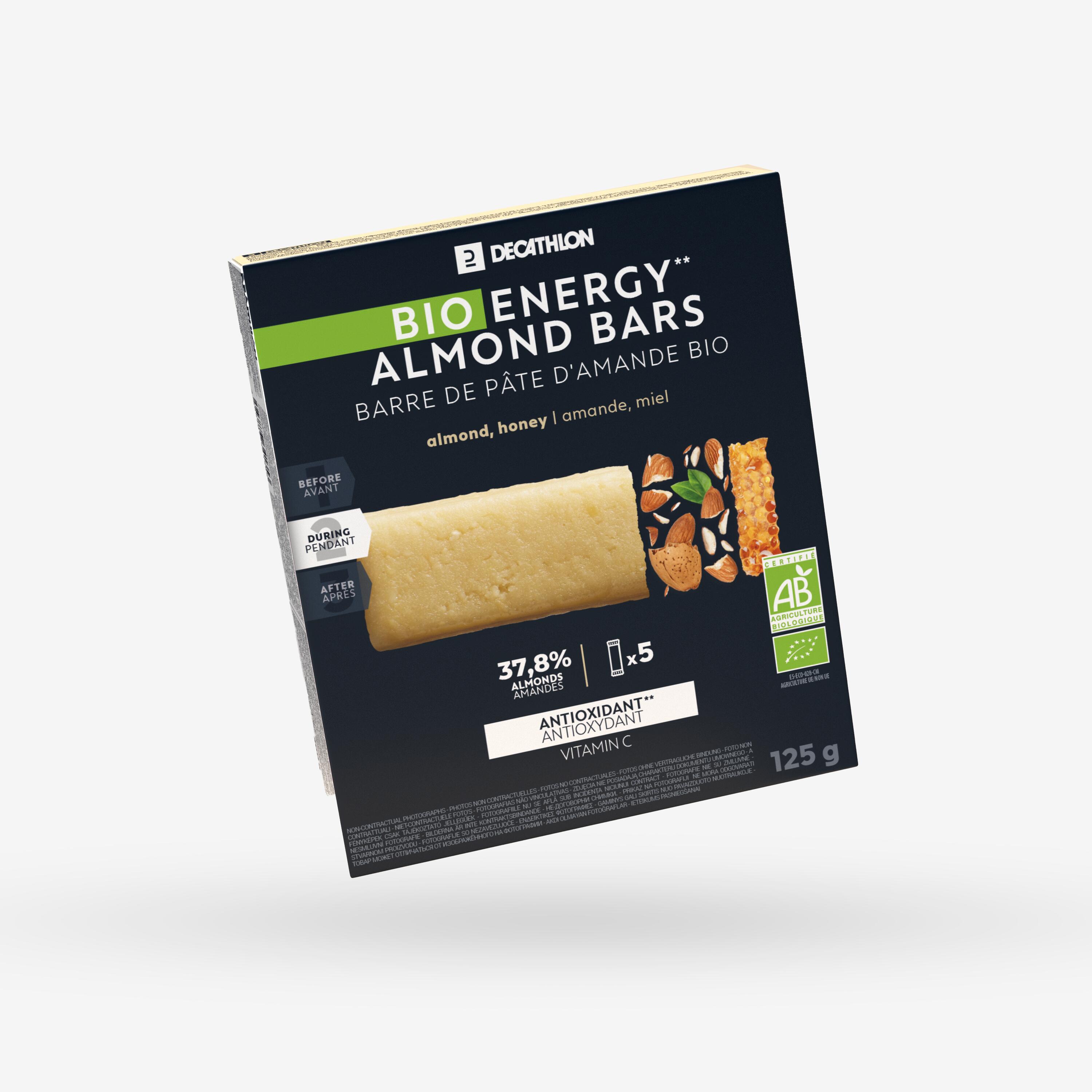 Decathlon - Barre Energetique Pate D'amande Bio Nature 5x25g - Pâte D'amande - Nutrition Et Soin - - Taille Unique - Decathlon