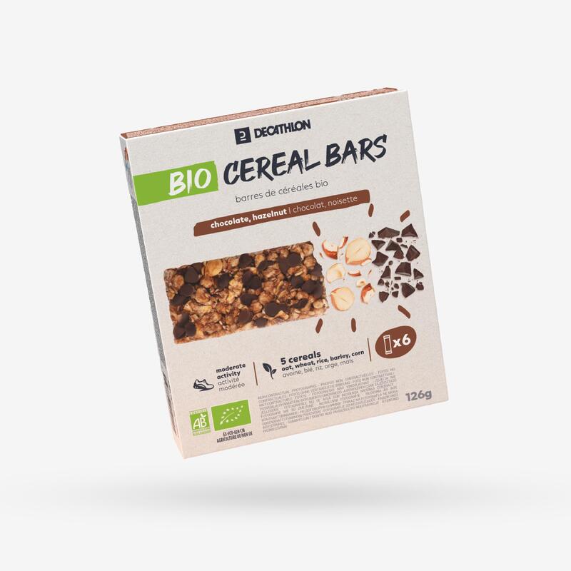 BARRA DE CEREAIS BIO CHOCOLATE AVELÃ 6x21g