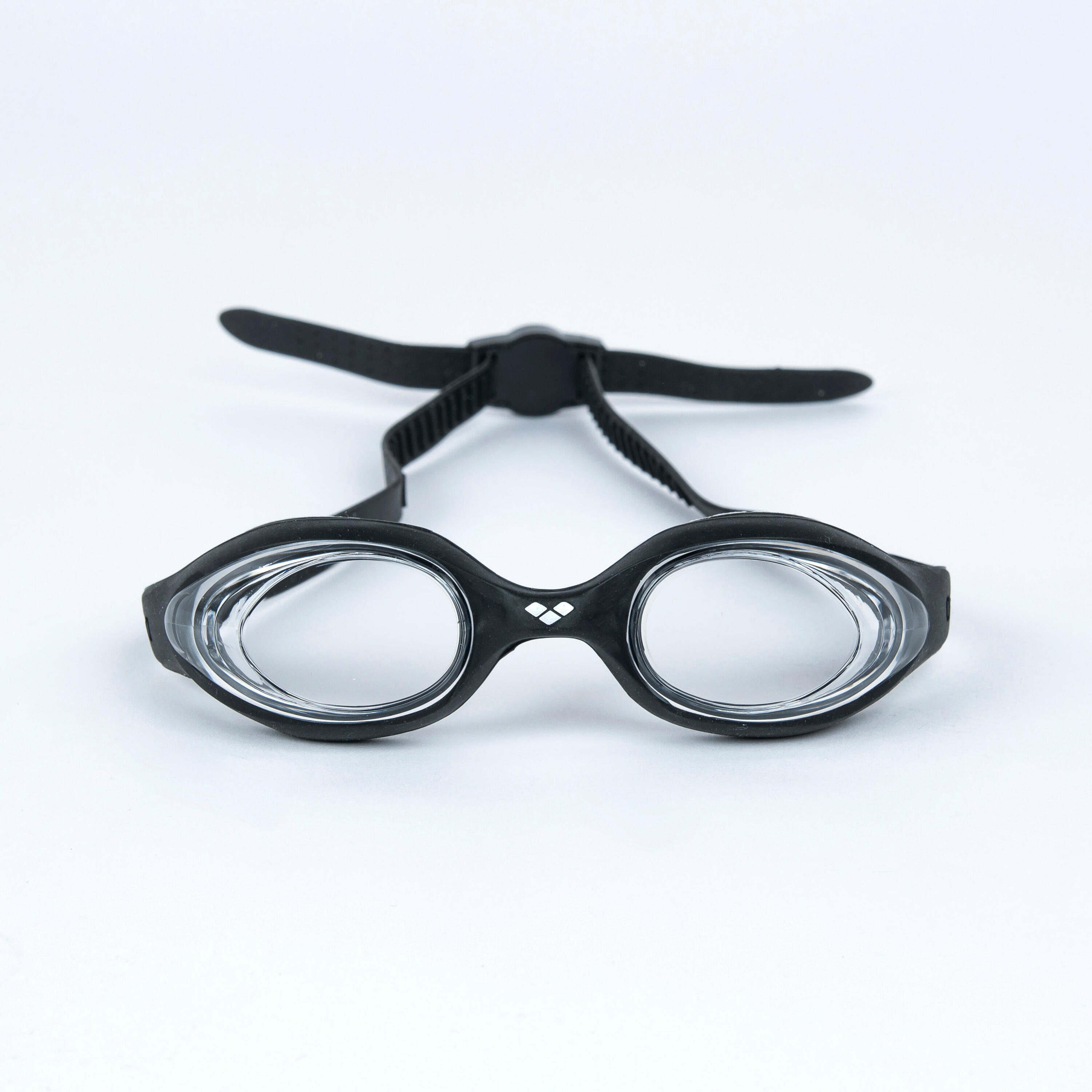 Óculos de natação adulto ARENA SPIDER Lentes claras preto 3/6