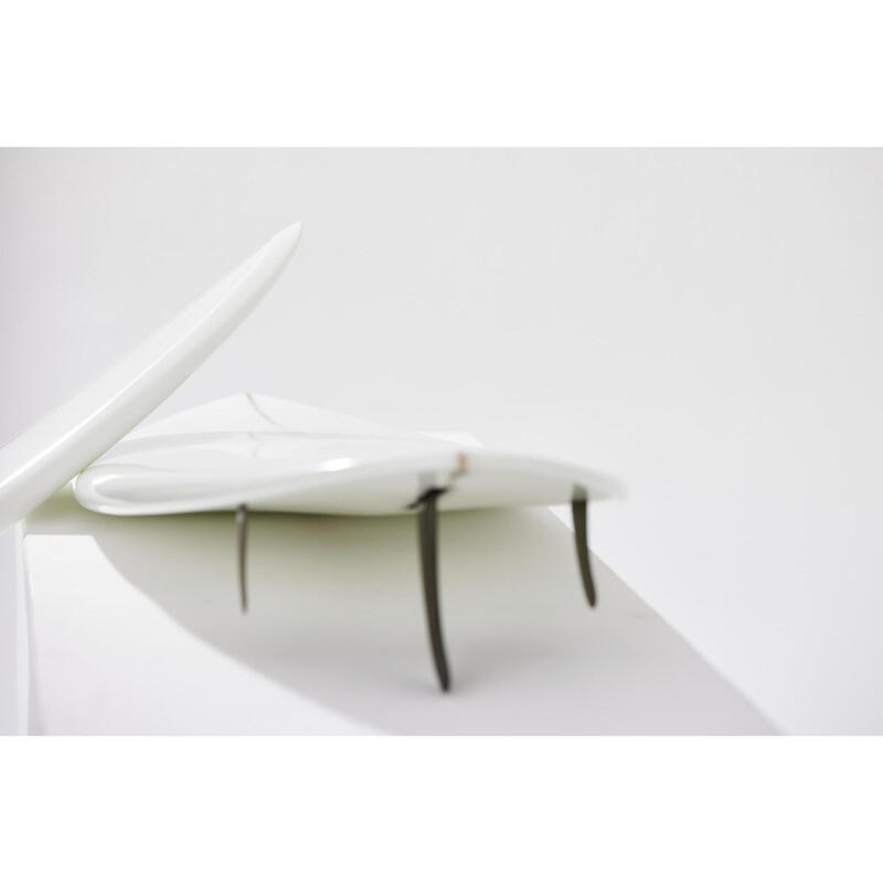 Placă surf 6'8" - 900 mid-length Alb