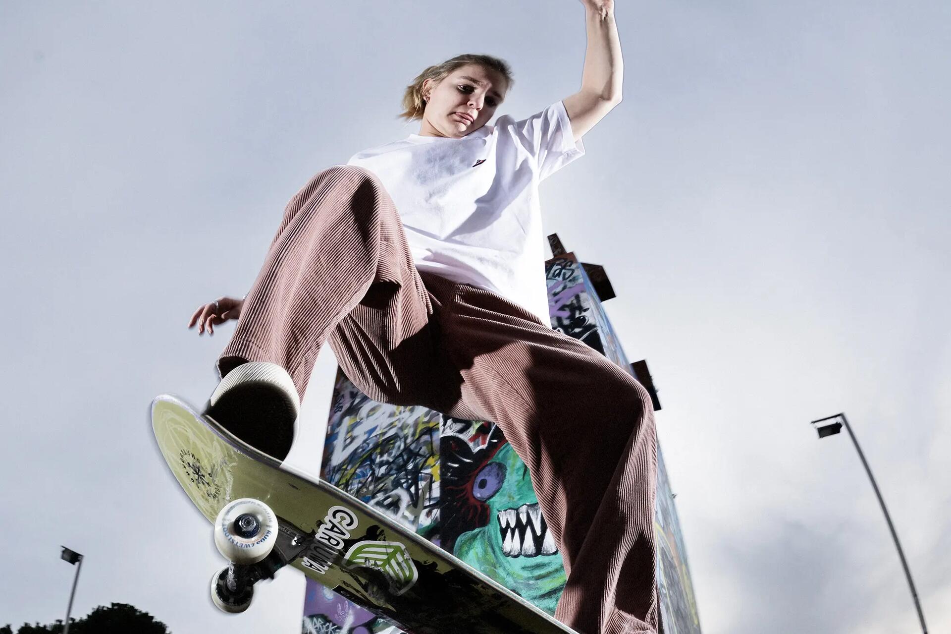 Des roues de skate conçues avec une athlète olympique