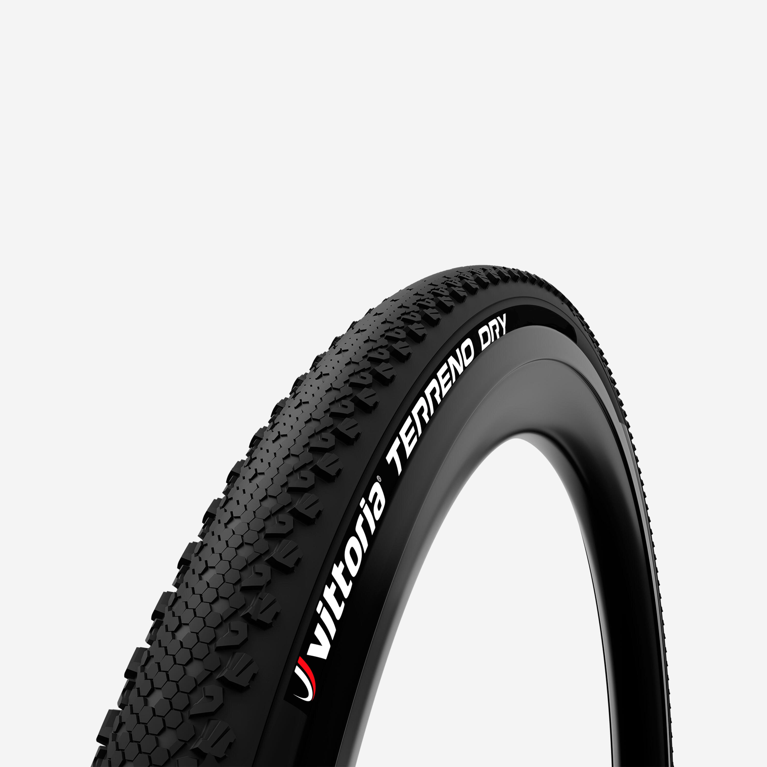 700x38 Folding Bead Gravel Tyre Terreno Dry - Black 1/2