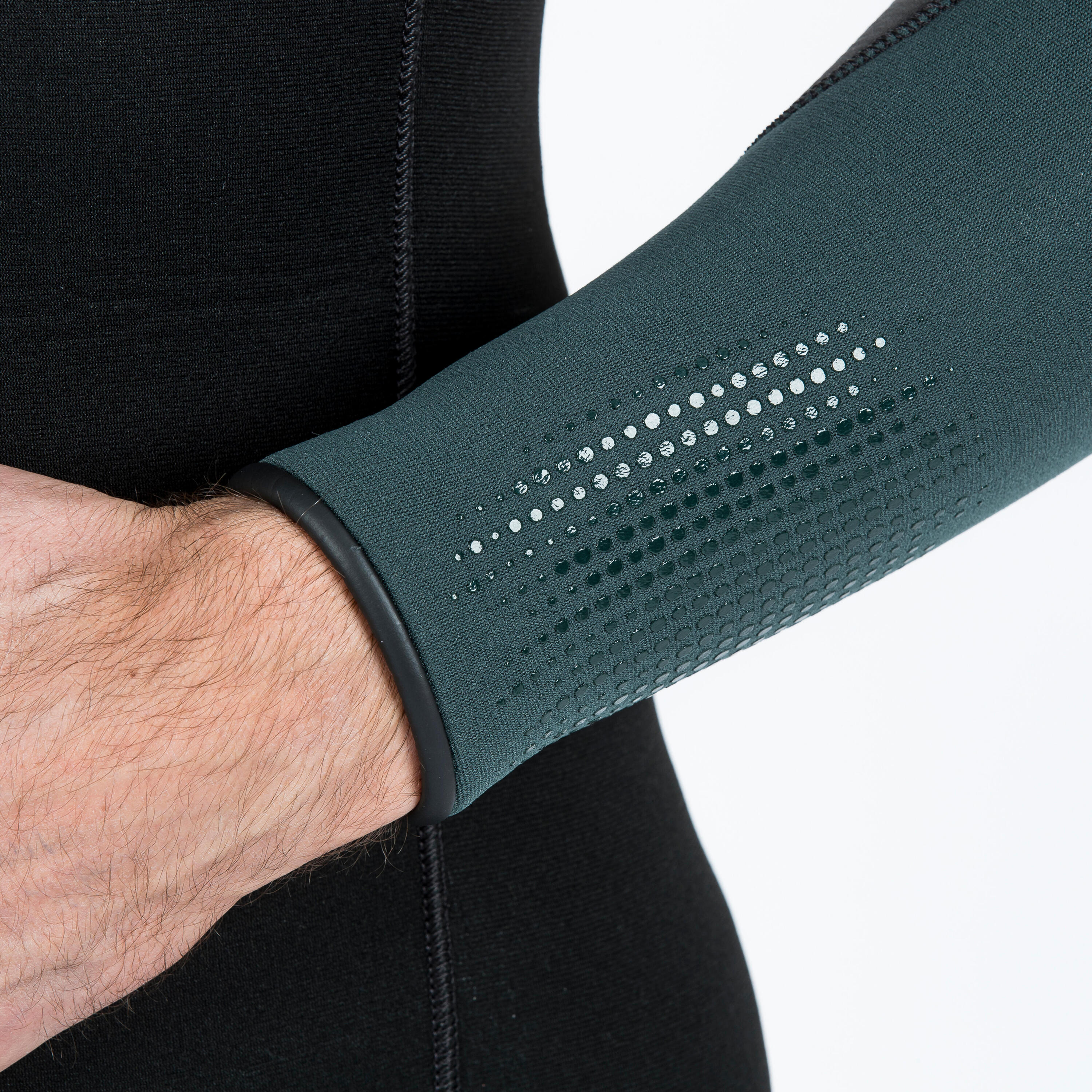 Muta subacquea uomo 900 5 mm nero-verde 8/12