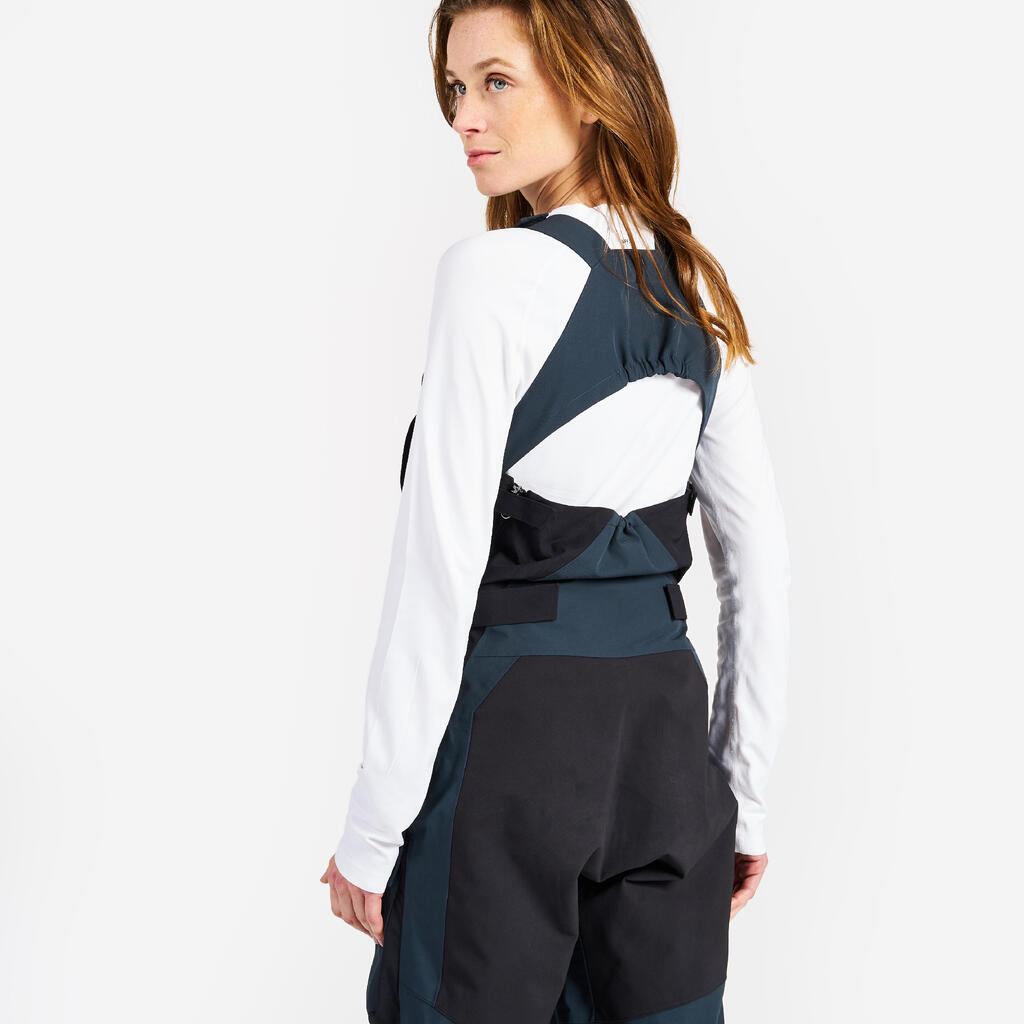 Pantalone za jedrenje 500 ženske - tamnosive
