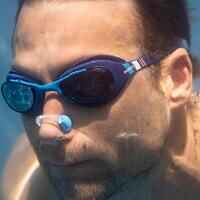 SWIMMING FLOATING NOSE CLIP GREY BLUE