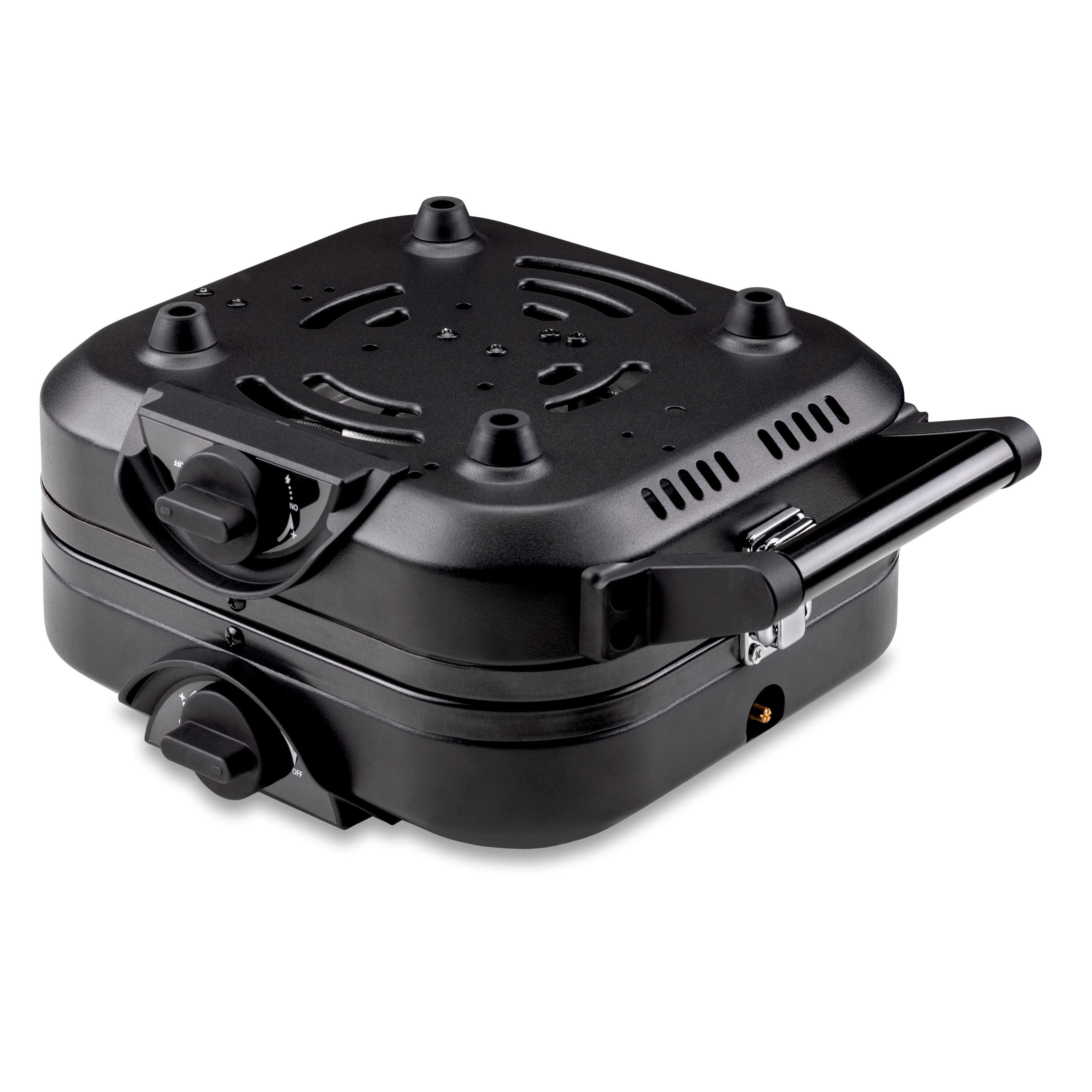 Réchaud de camping à gaz 2 feux Camp & Grill - Plancha, Grill et Wok