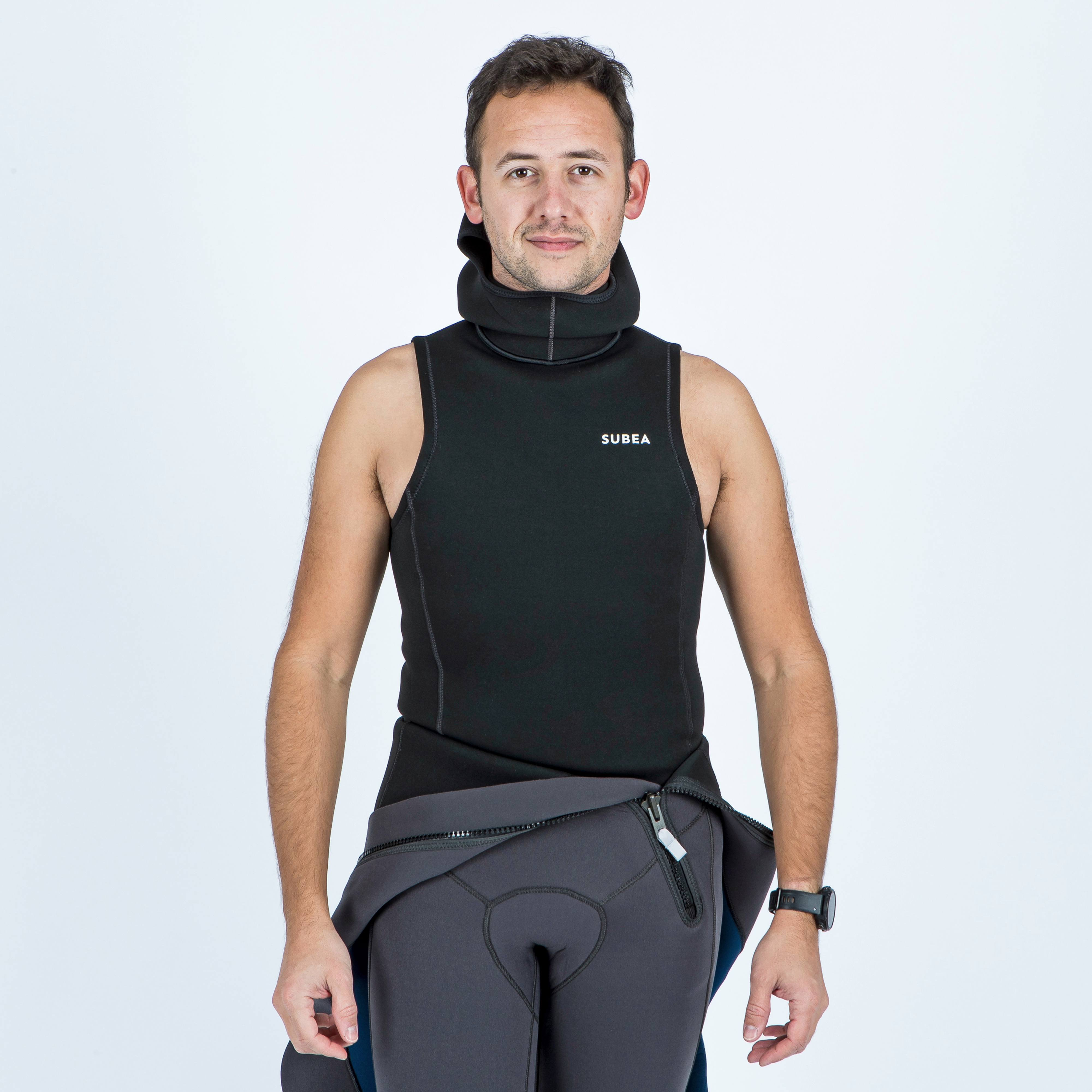 Cagoule De Plongée Néoprène 1mm/3mm - Unisexe Noir Pour Surf, Plongée, Apnée