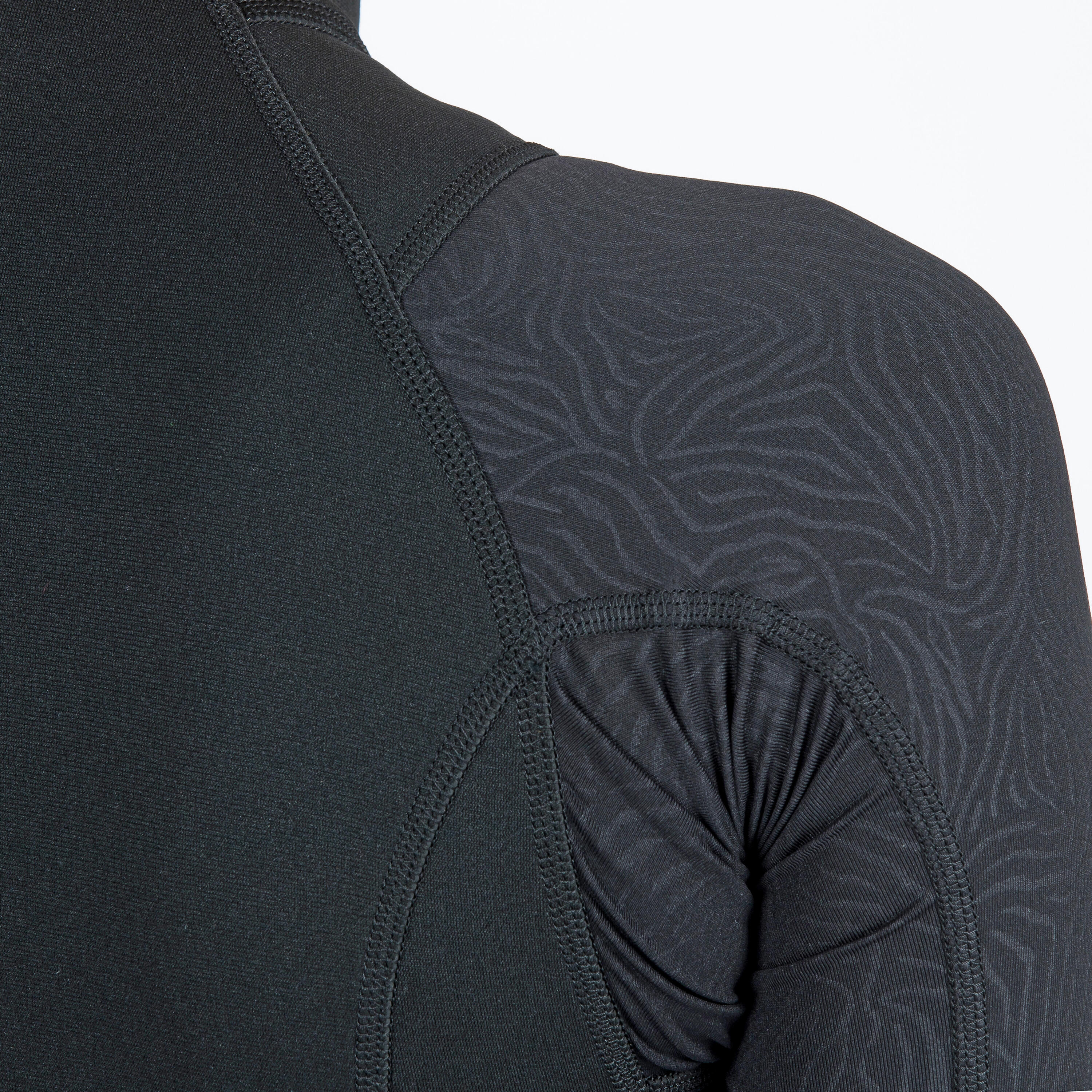 Top anti uv manches courtes femme Yulex 100 1.5mm noir 5/13