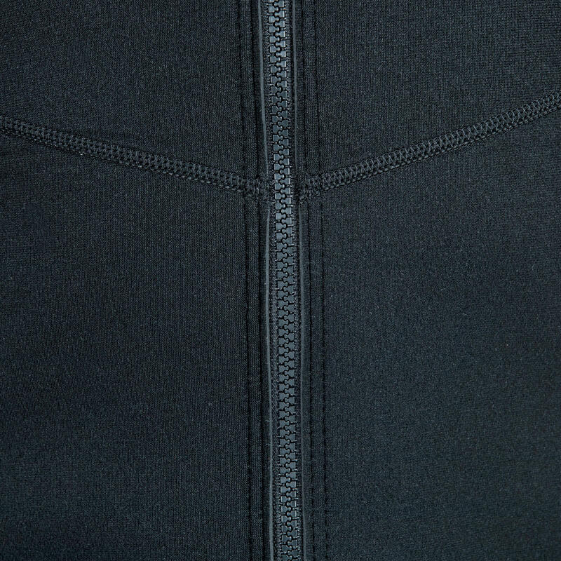Rashguard met korte mouwen voor heren neopreen 1,5 mm zwart