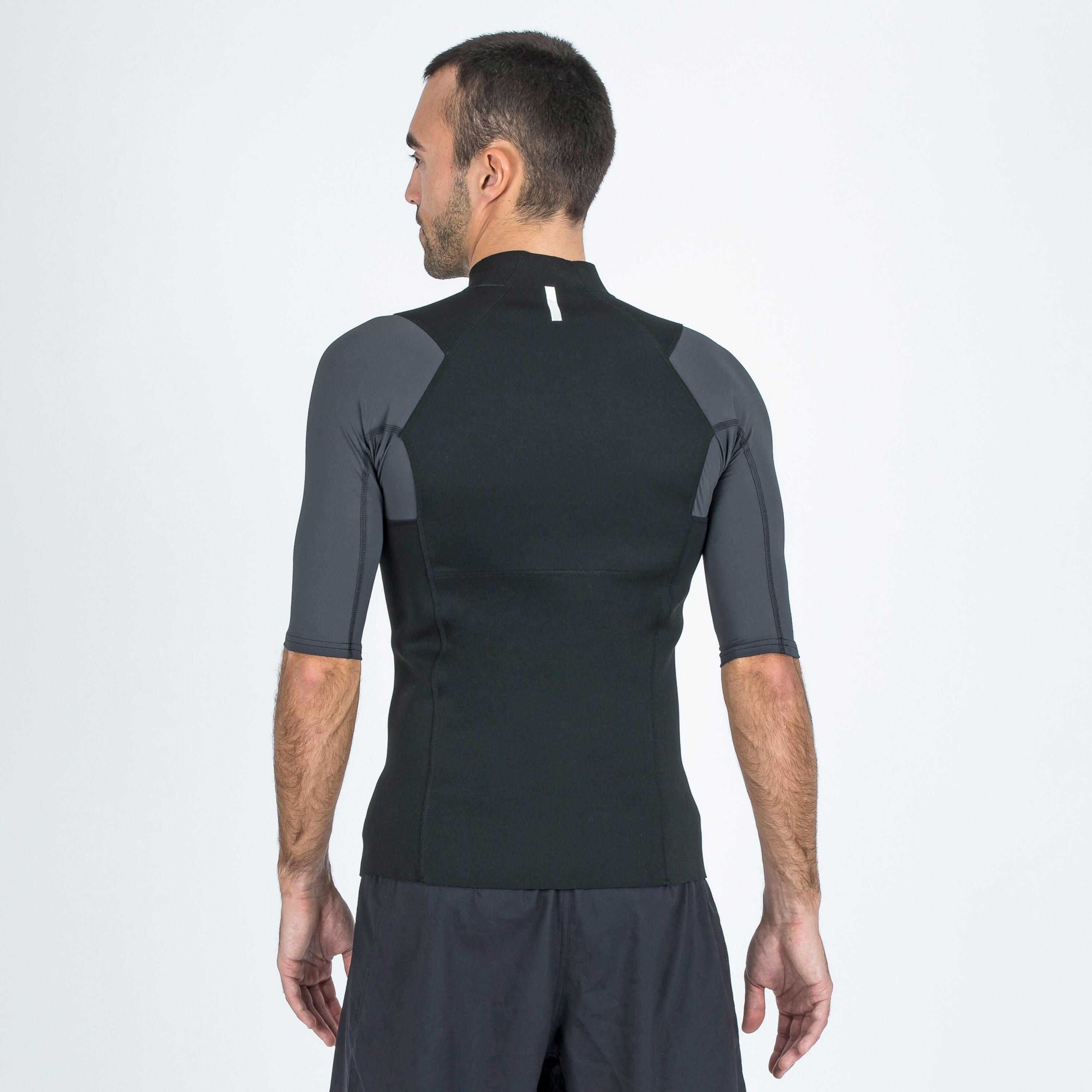 Maglia anti-UV uomo YULEX 100 1,5 mm nera 3/14