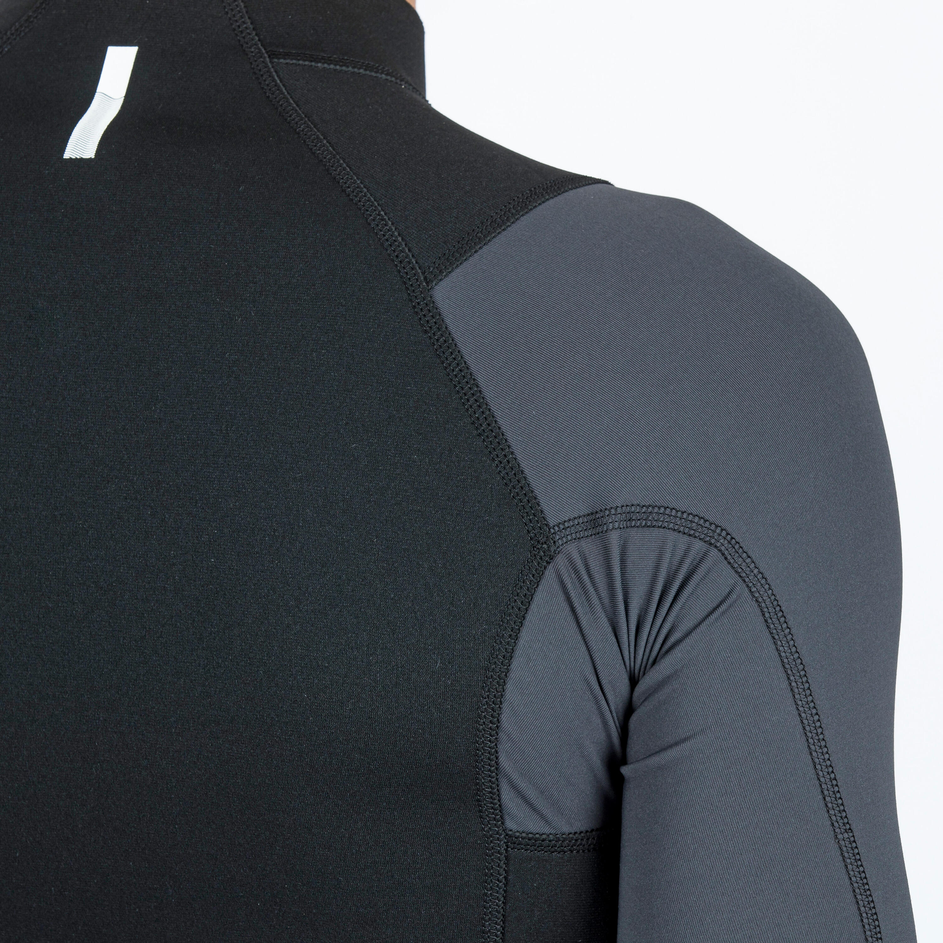 Maglia anti-UV uomo YULEX 100 1,5 mm nera 5/14