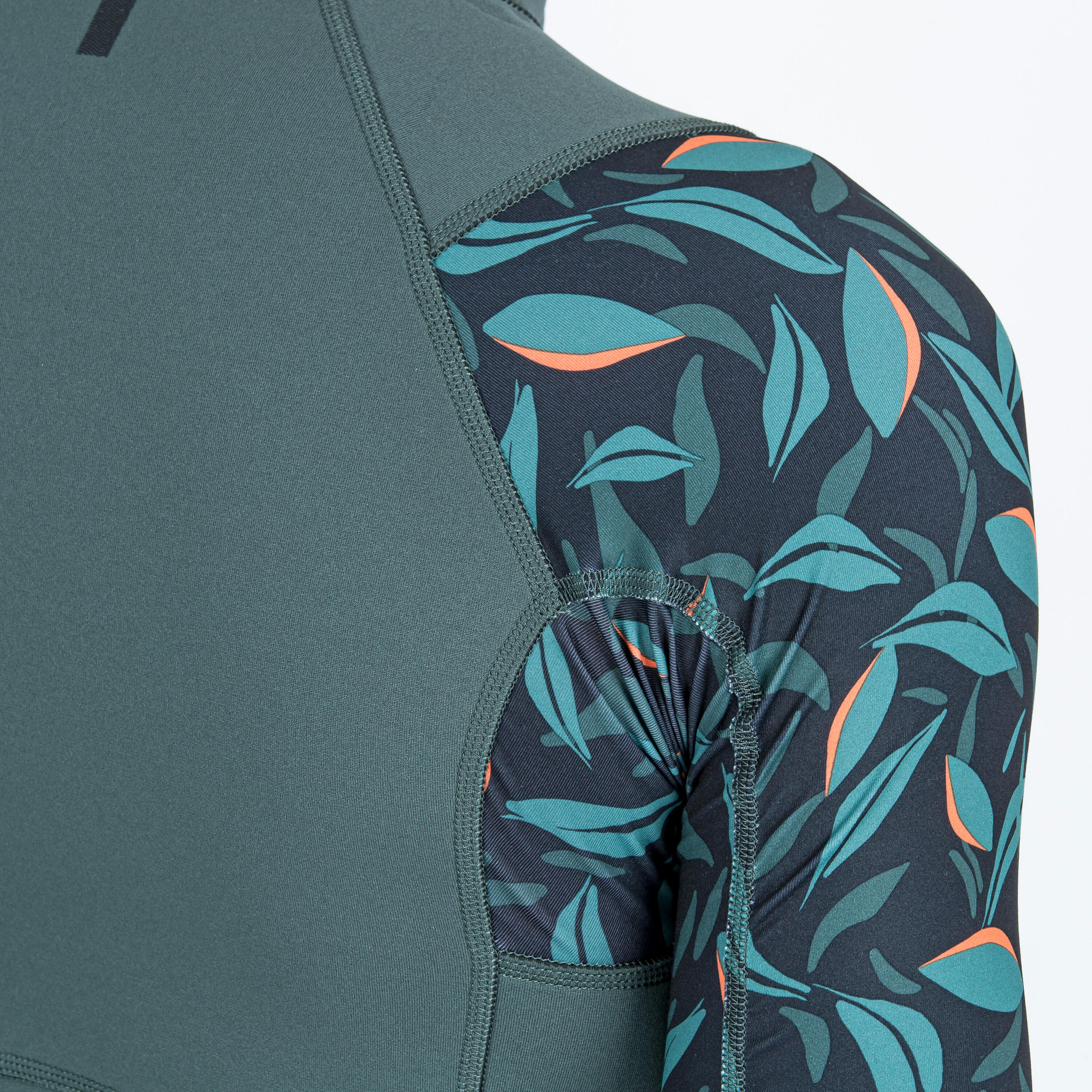Men's short sleeve UV-protection top yulex100 1.5mm - awake flowers graphics 5/10