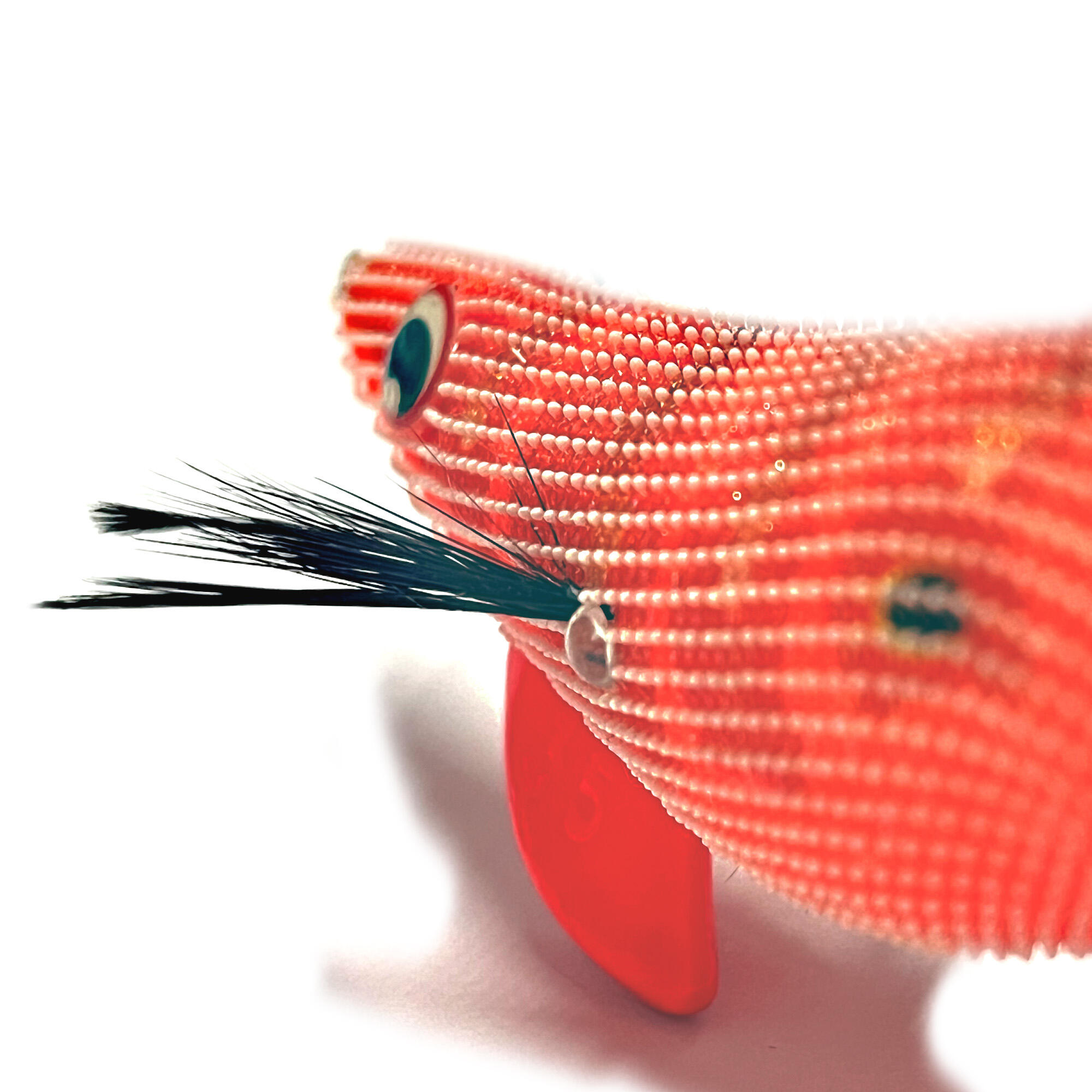 Totanara pesca in mare eging JATSUI RUSH EGI RUBBER PRAWN #3.0 COL. DKRE 2/4