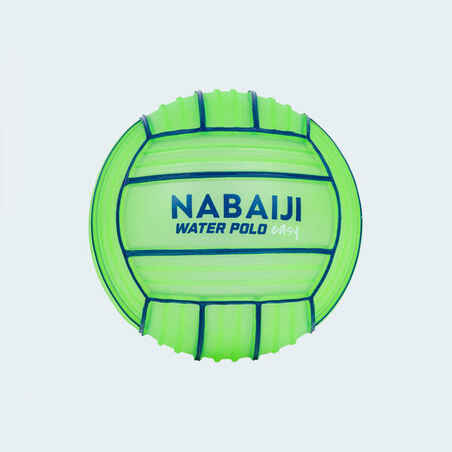 Pelota de piscina para para aprender a jugar waterpolo Watko verde