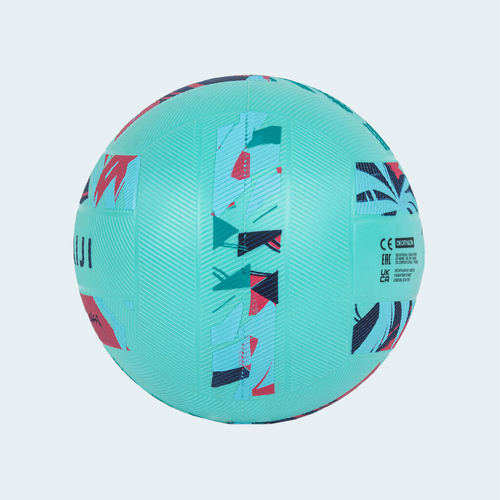 Pelota de waterpolo antiadherente y grande menta 100