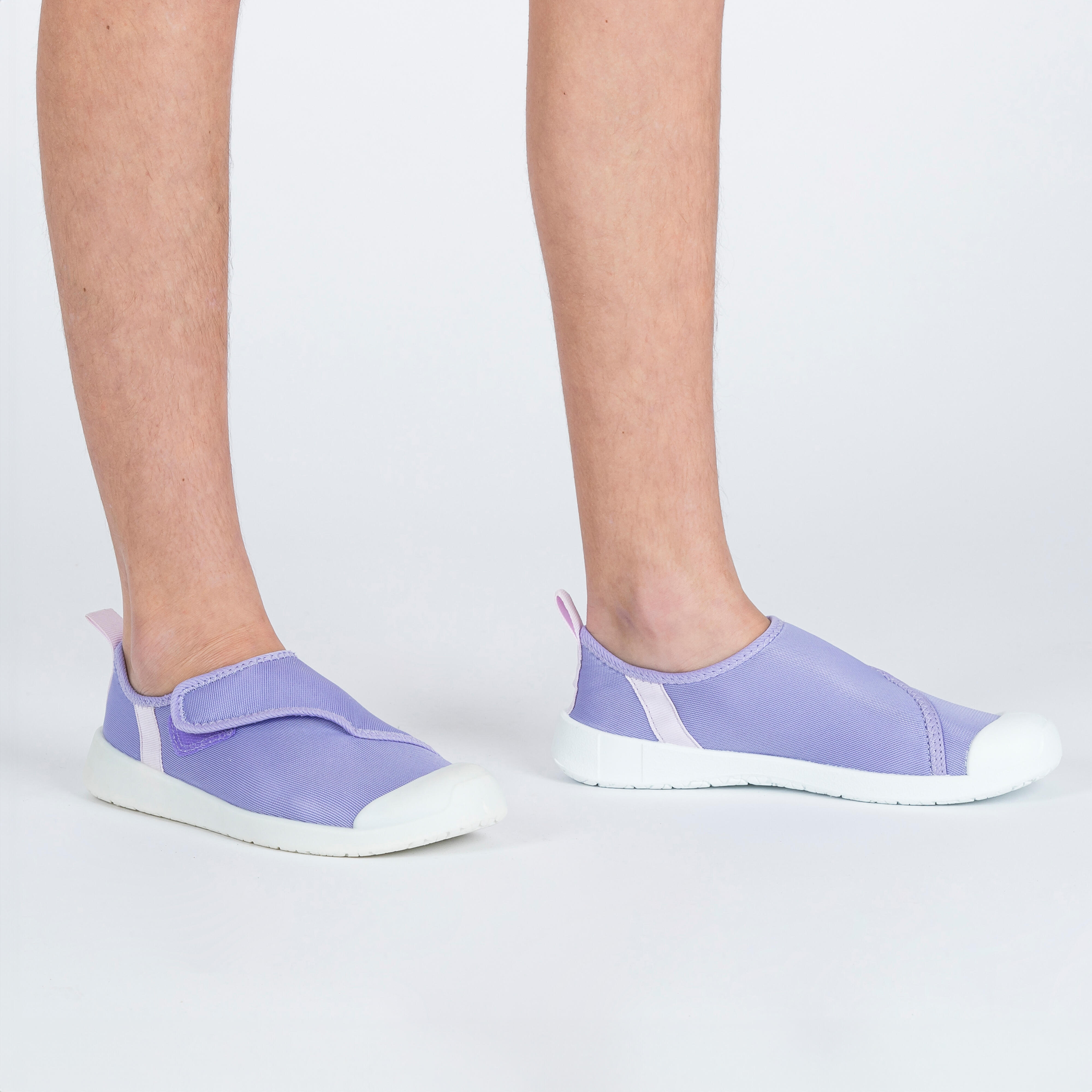 Kids’ Hook and Loop Water Shoes, 120 - SUBEA
