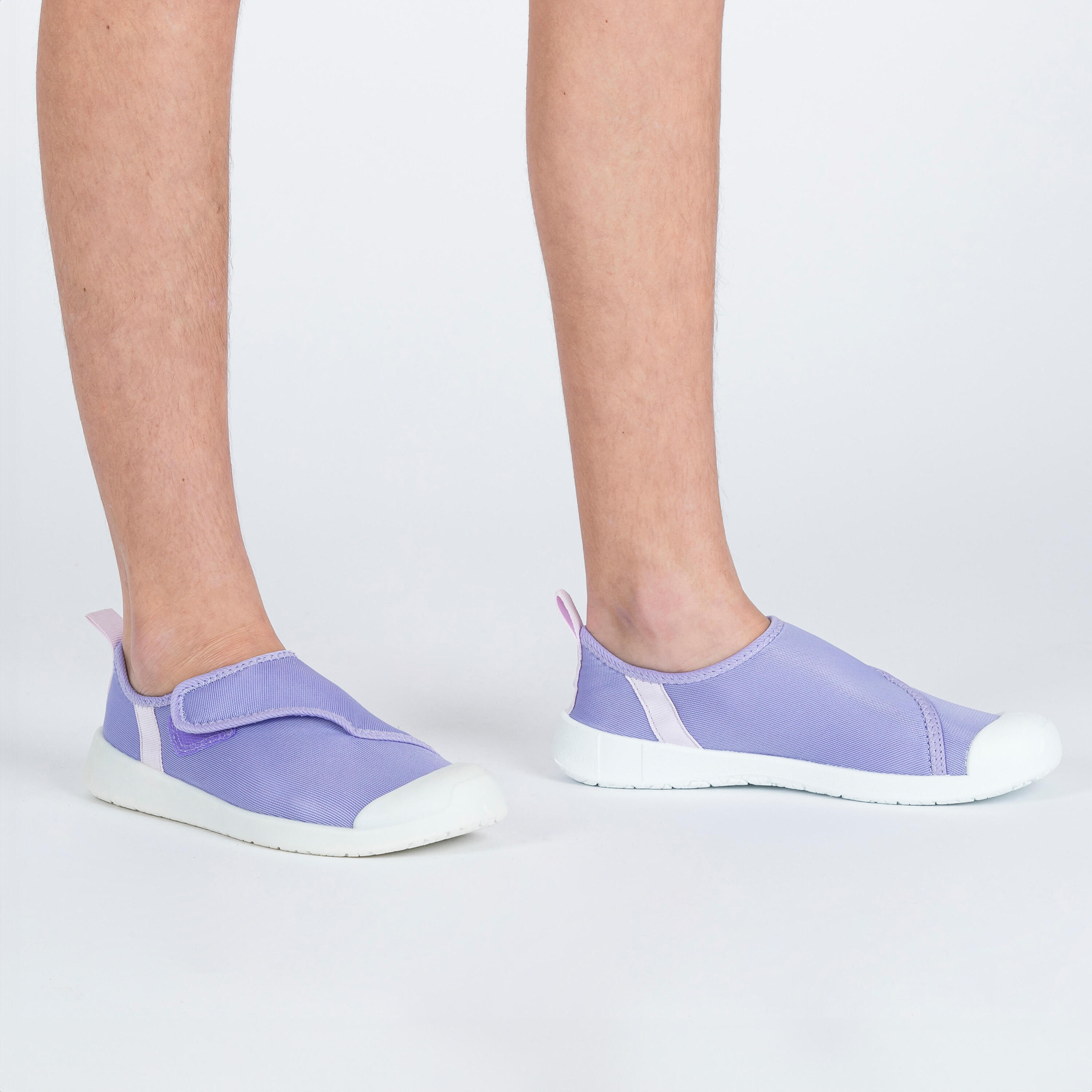Waterschoenen met klittenband voor kinderen Aquashoes 120 paars 5/10